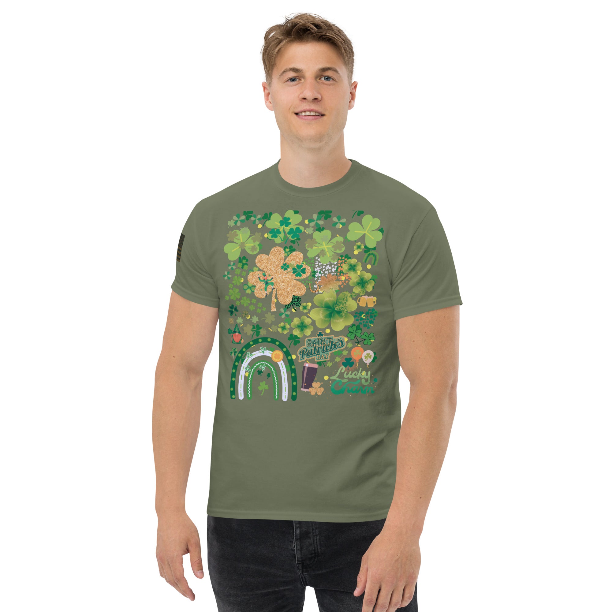 SHAMROCK BOMB SUBDUED Men's classic tee