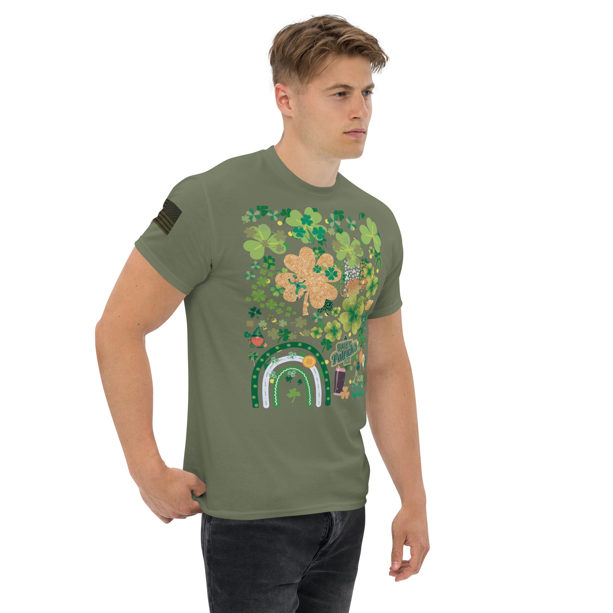 SHAMROCK BOMB SUBDUED Men's classic tee
