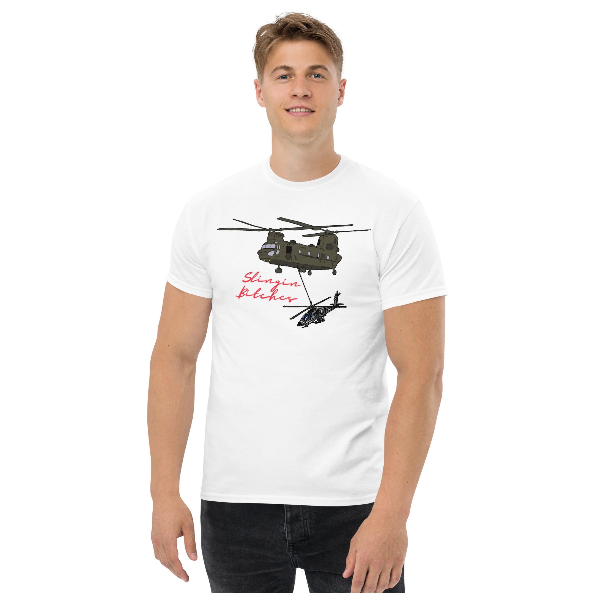 SLINGIN BITCHES Men's classic tee