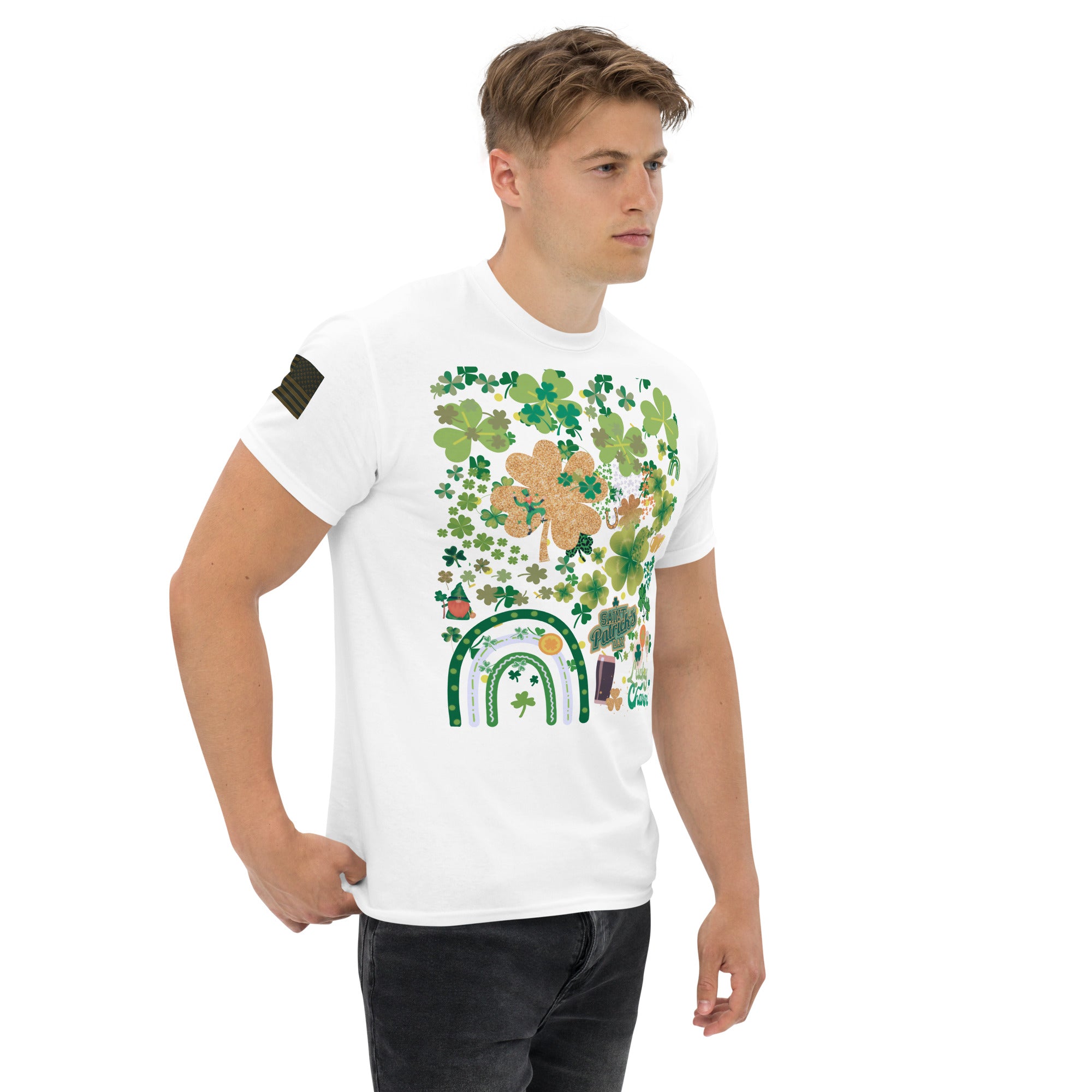 SHAMROCK BOMB SUBDUED Men's classic tee