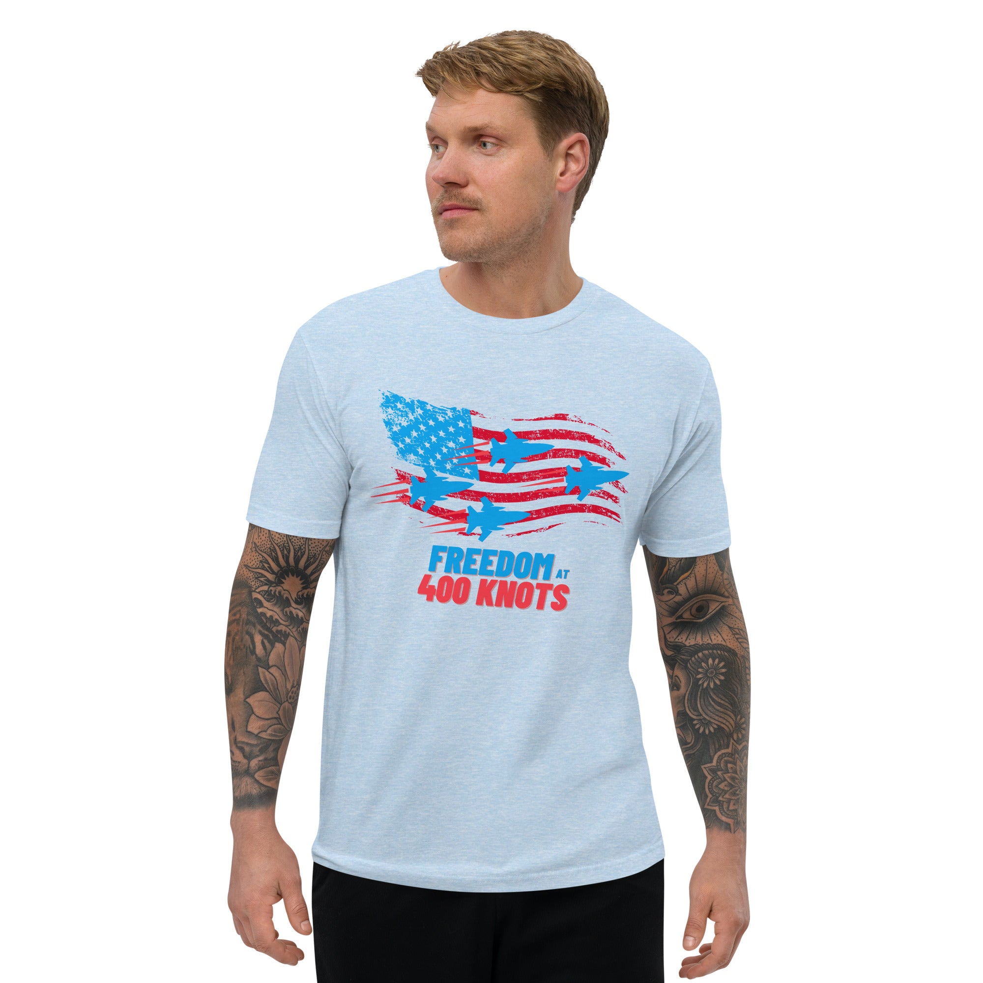 FREEDOM AT 400 Knots Short Sleeve T-shirt
