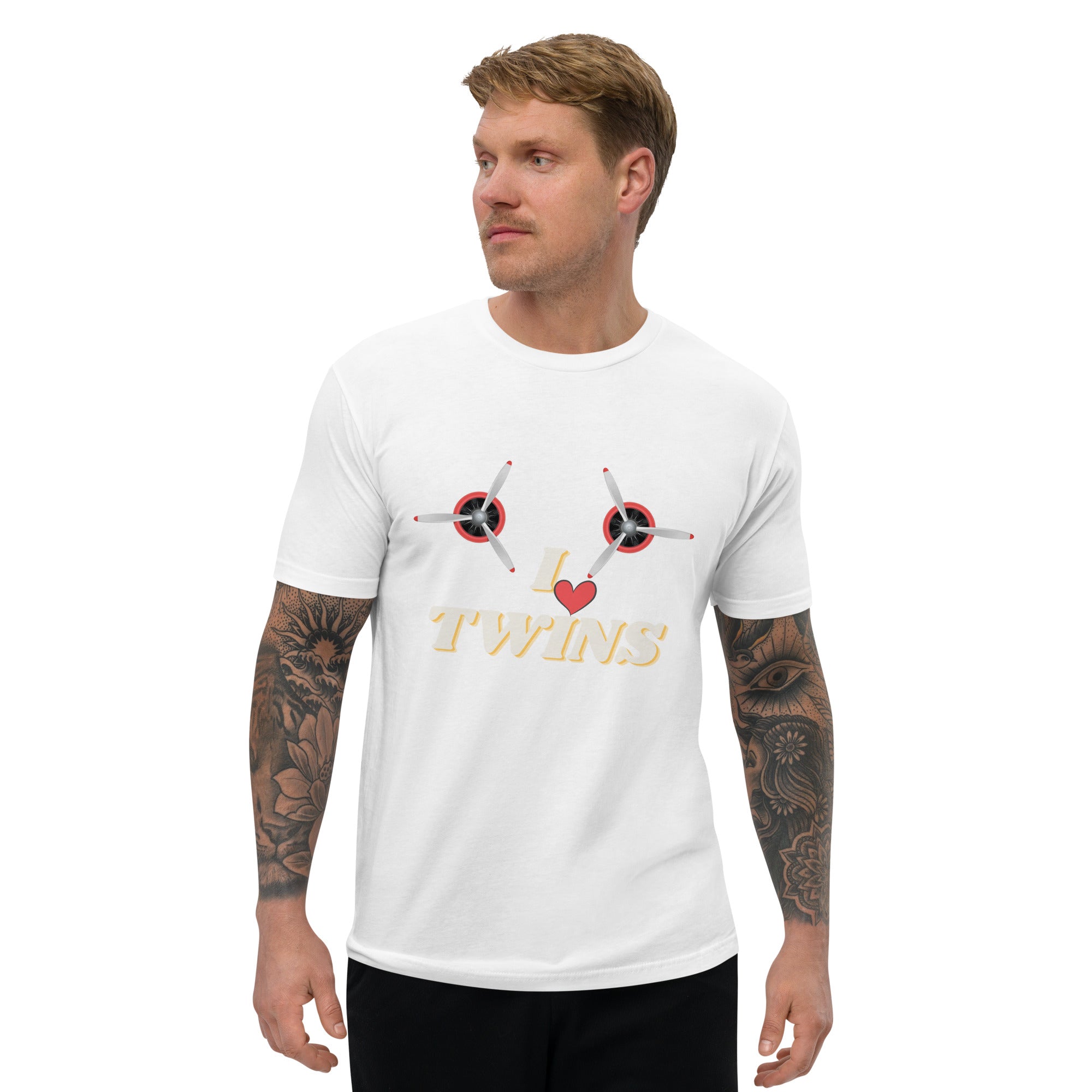 I LOVE TWINS Short Sleeve T-shirt
