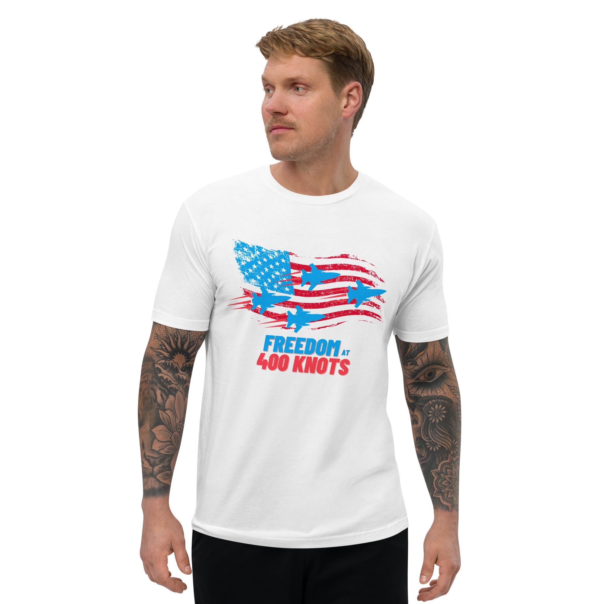 FREEDOM AT 400 Knots Short Sleeve T-shirt