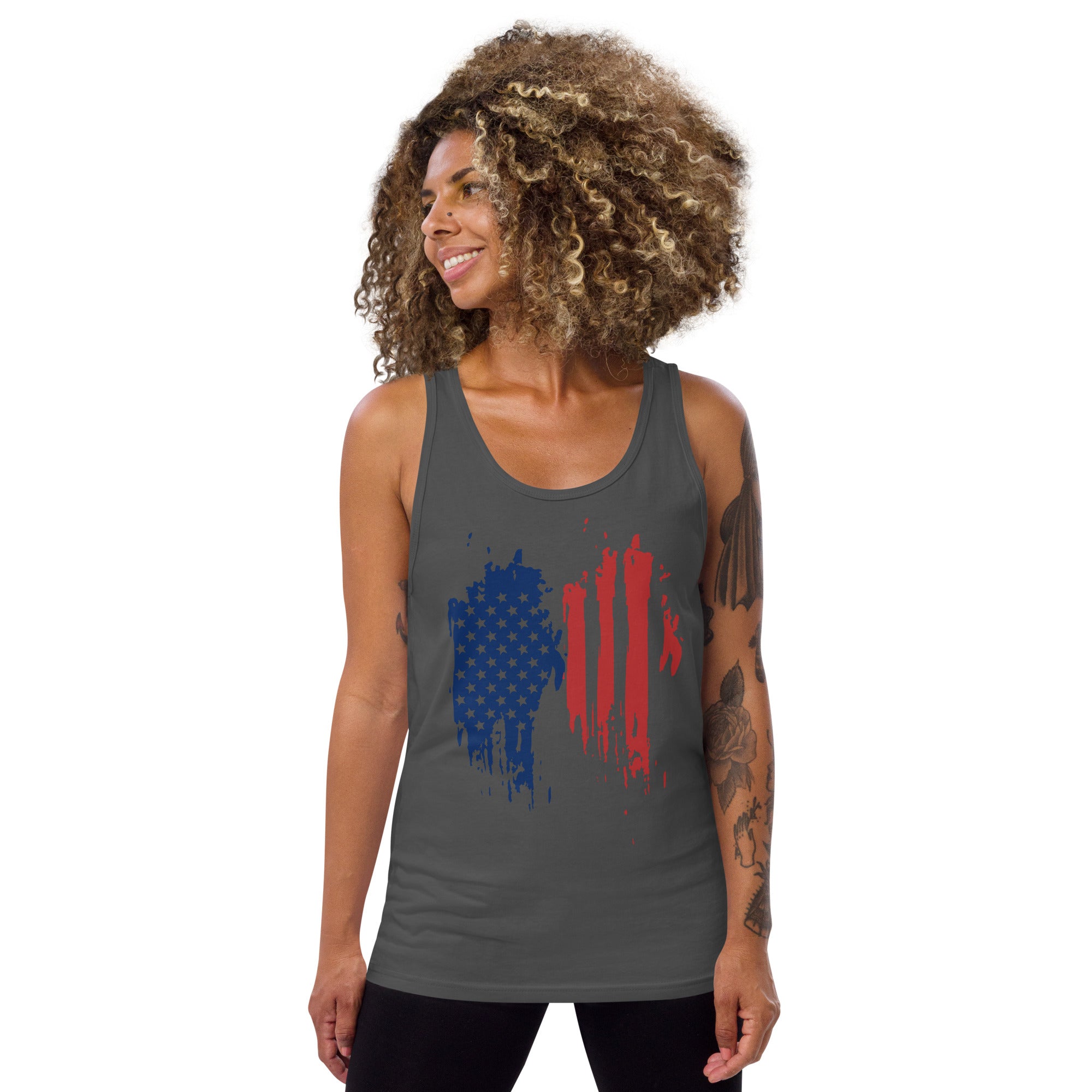AMERICAN FLAG Unisex Tank Top