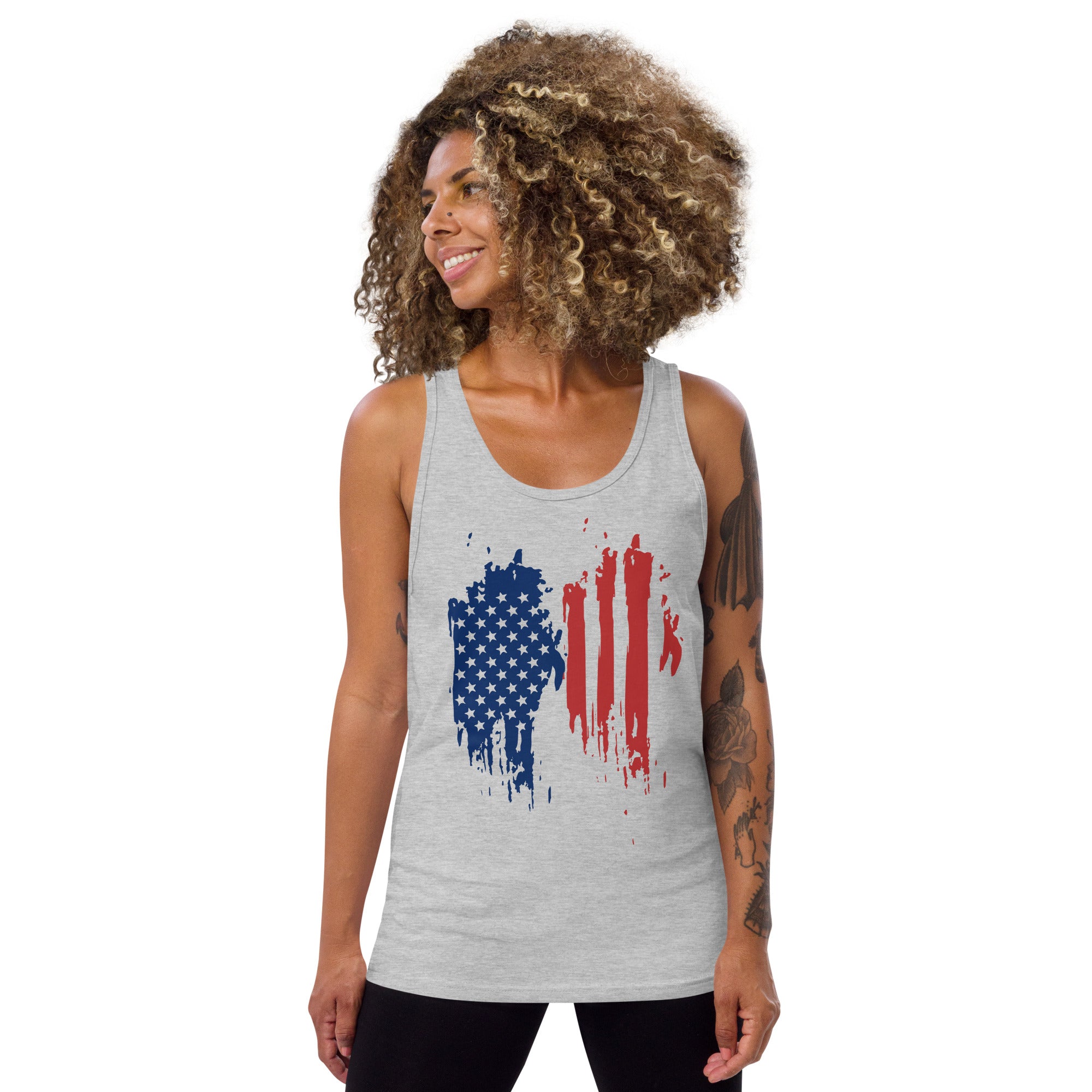 AMERICAN FLAG Unisex Tank Top