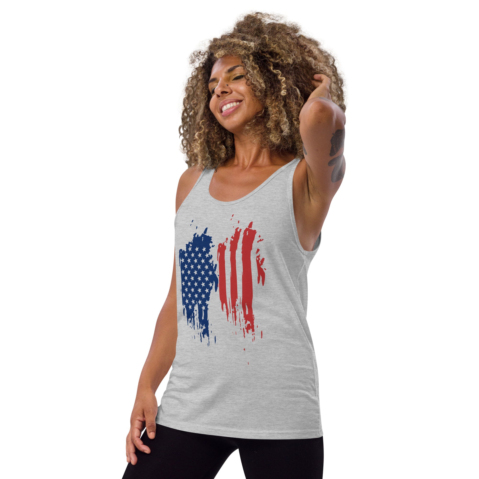 AMERICAN FLAG Unisex Tank Top