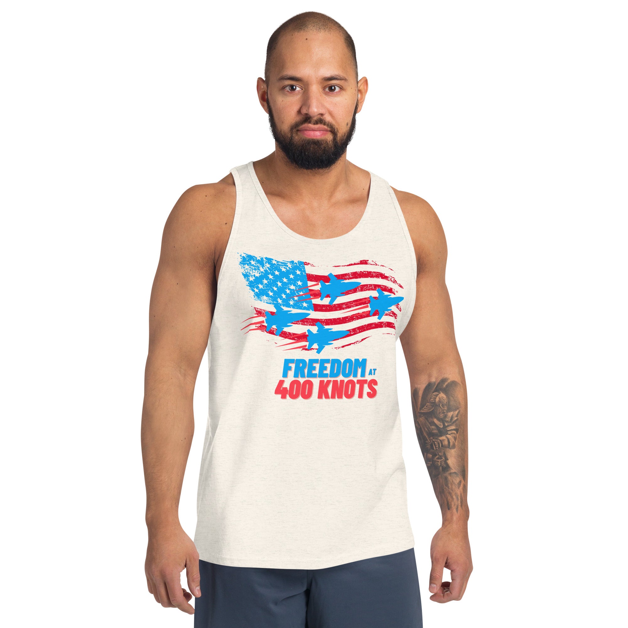 FREEDOM AT 400 Knots Unisex Tank Top