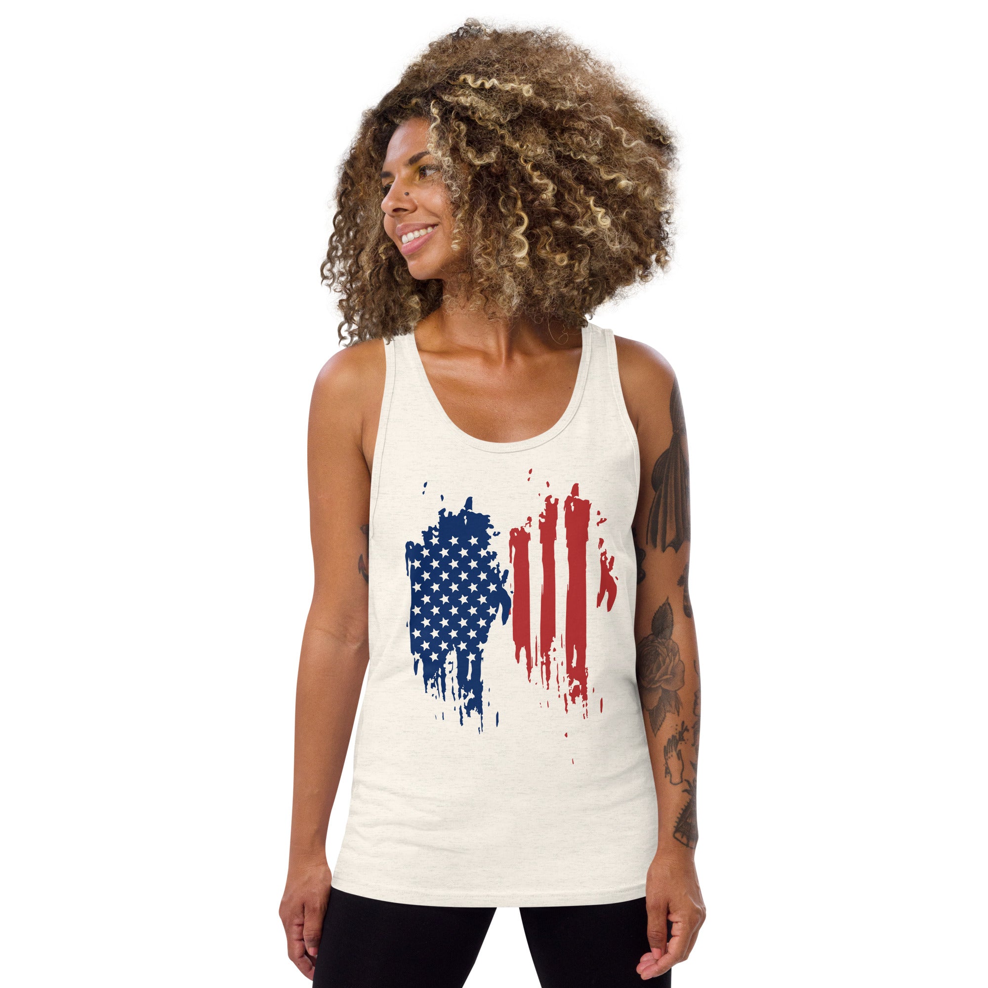 AMERICAN FLAG Unisex Tank Top