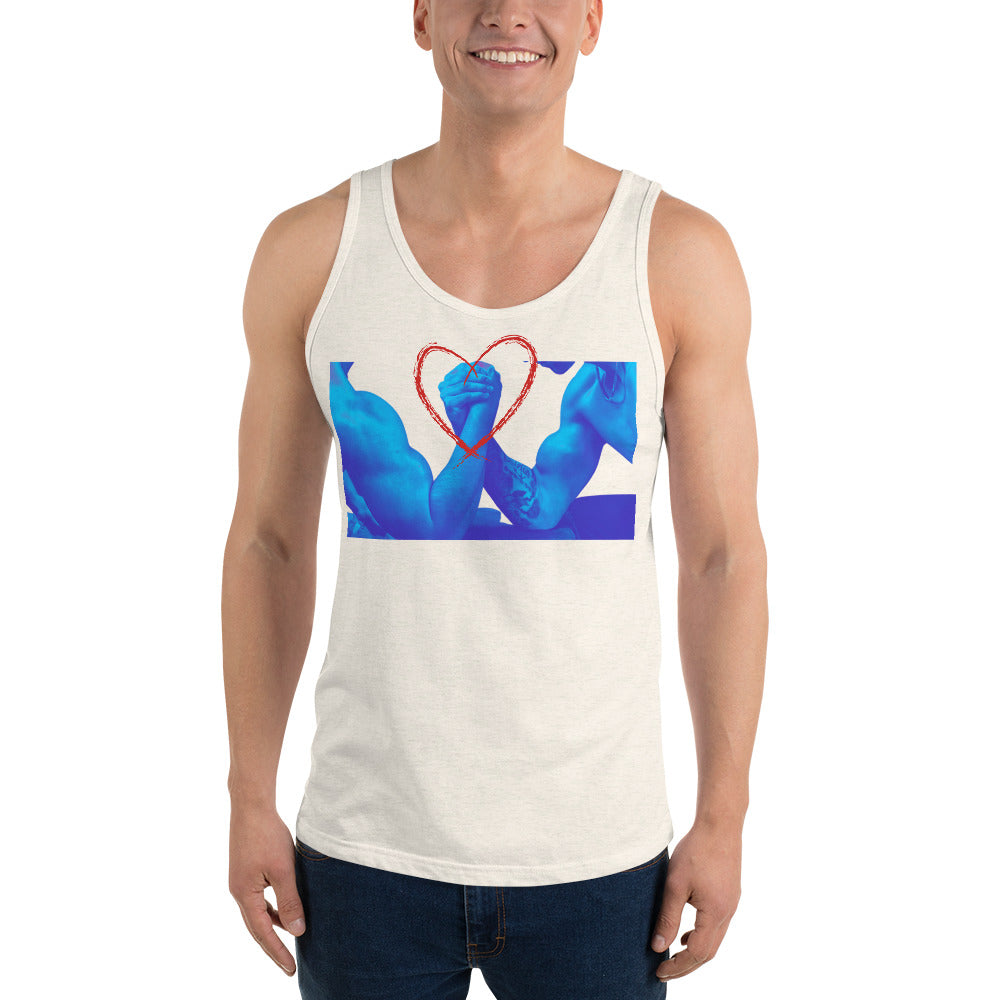 LOVE ARM WRESTLING Unisex Tank Top