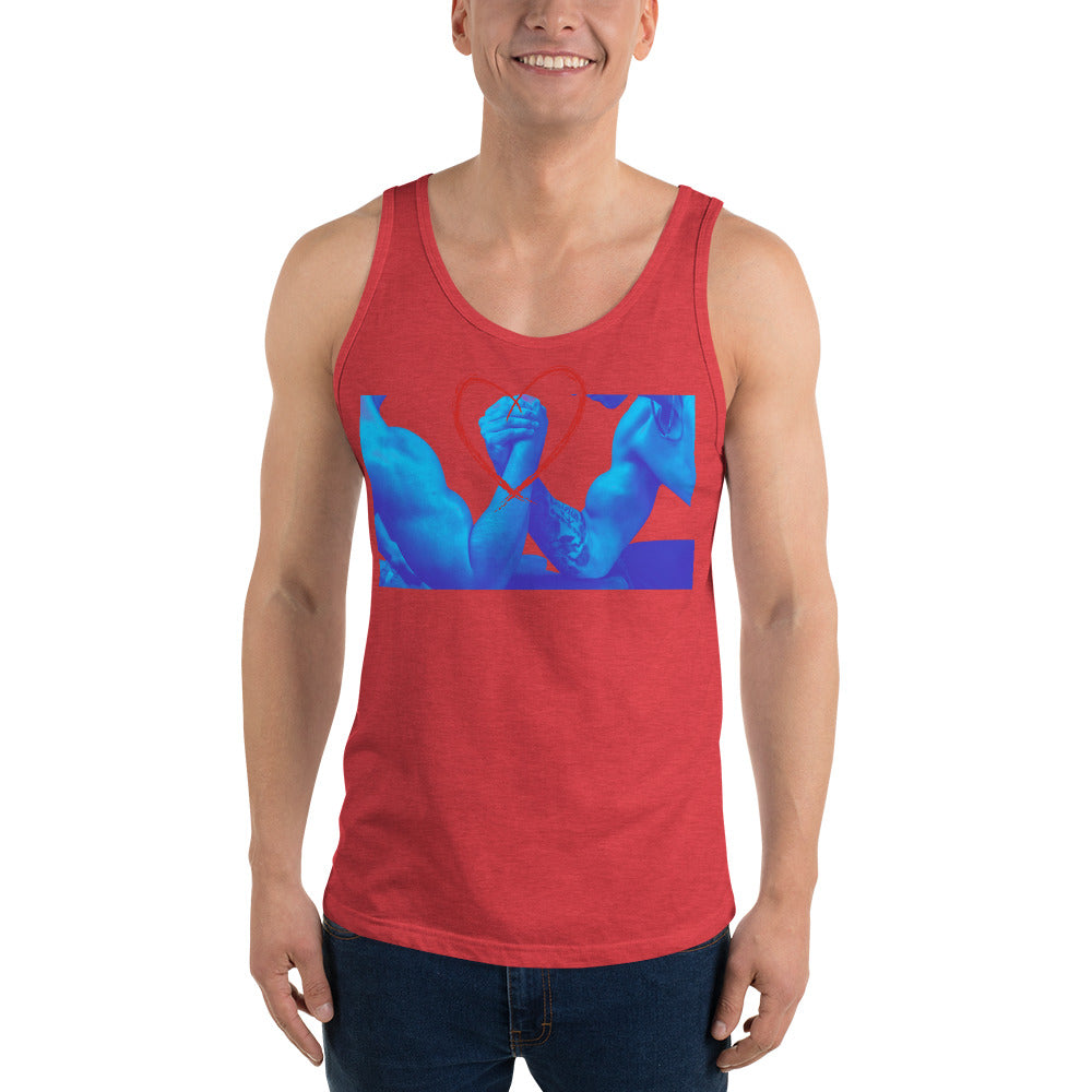 LOVE ARM WRESTLING Unisex Tank Top