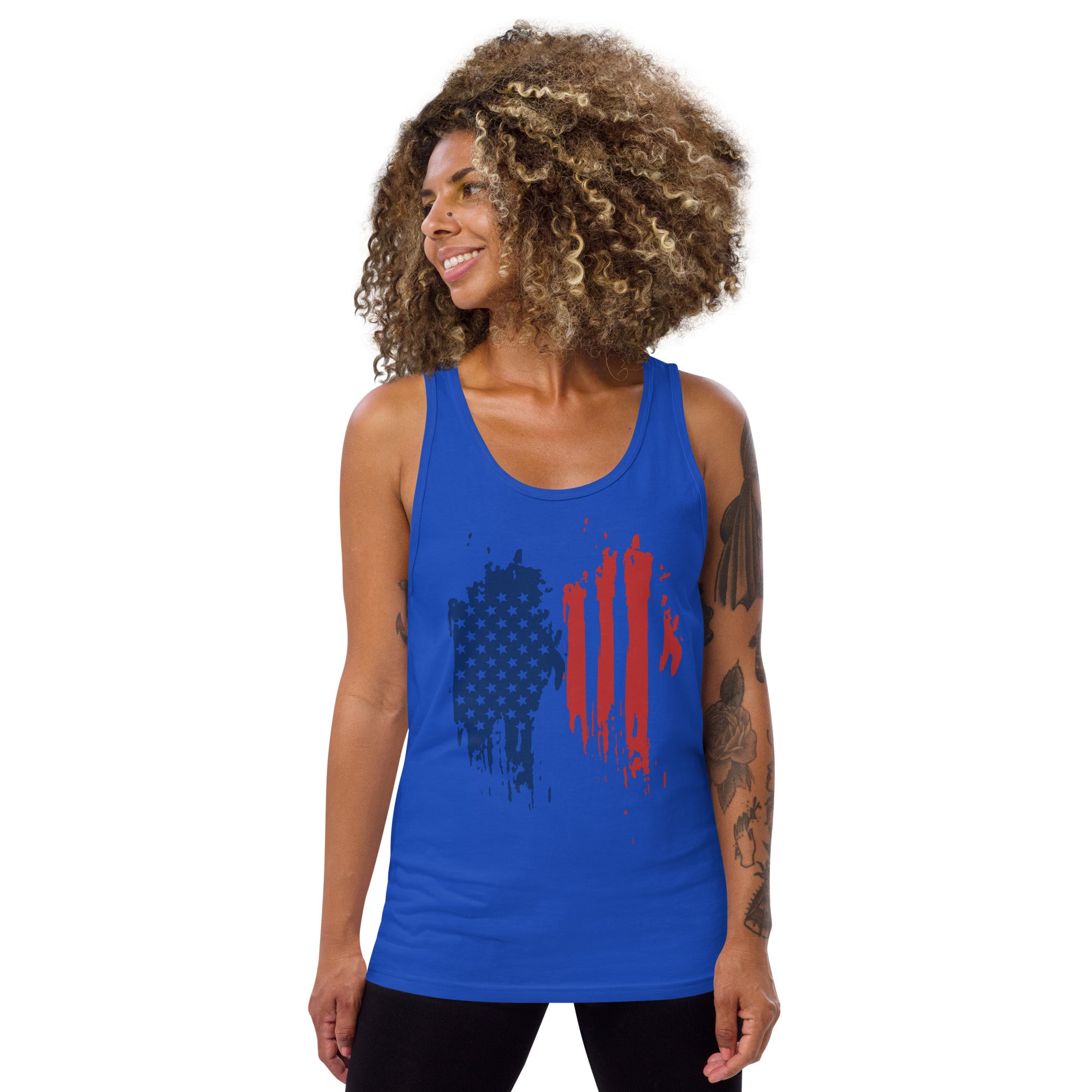 AMERICAN FLAG Unisex Tank Top