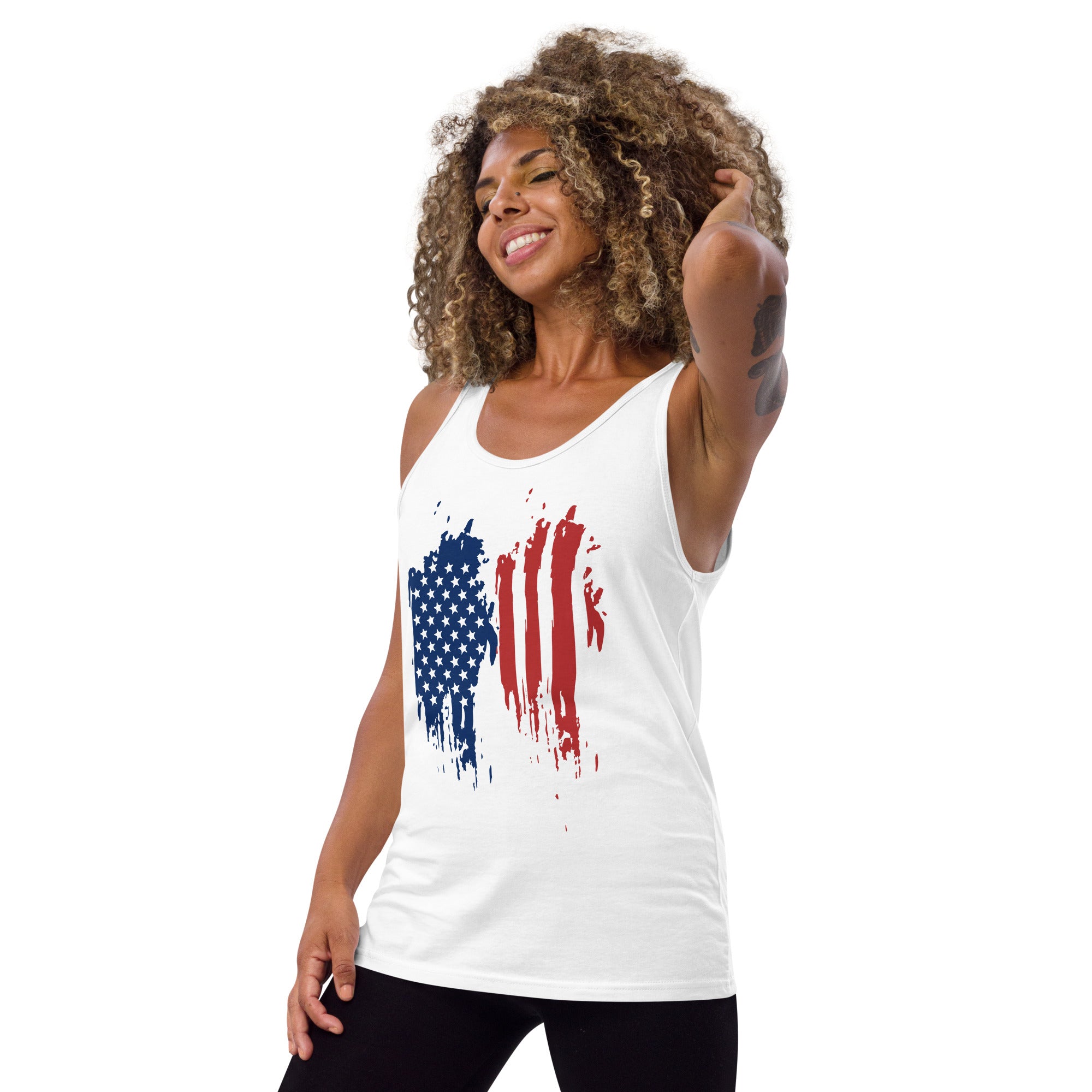 AMERICAN FLAG Unisex Tank Top
