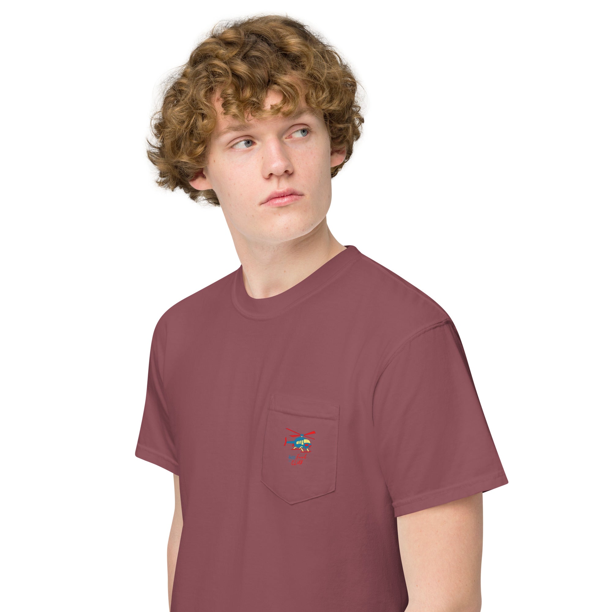 500 Foot Club Unisex garment-dyed pocket t-shirt