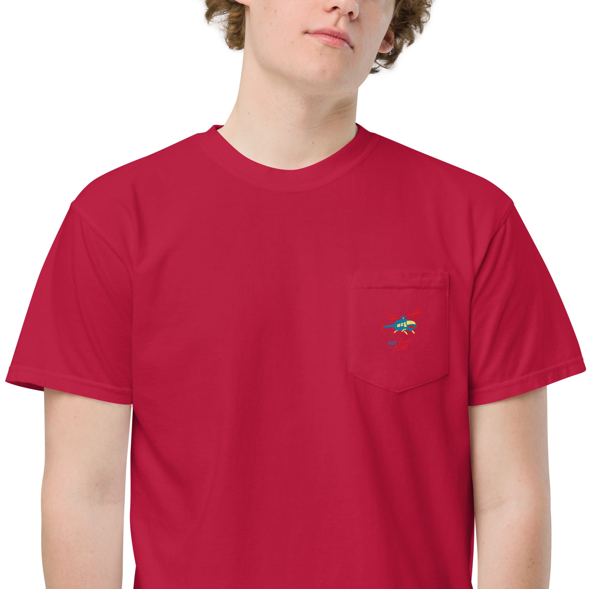 500 Foot Club Unisex garment-dyed pocket t-shirt