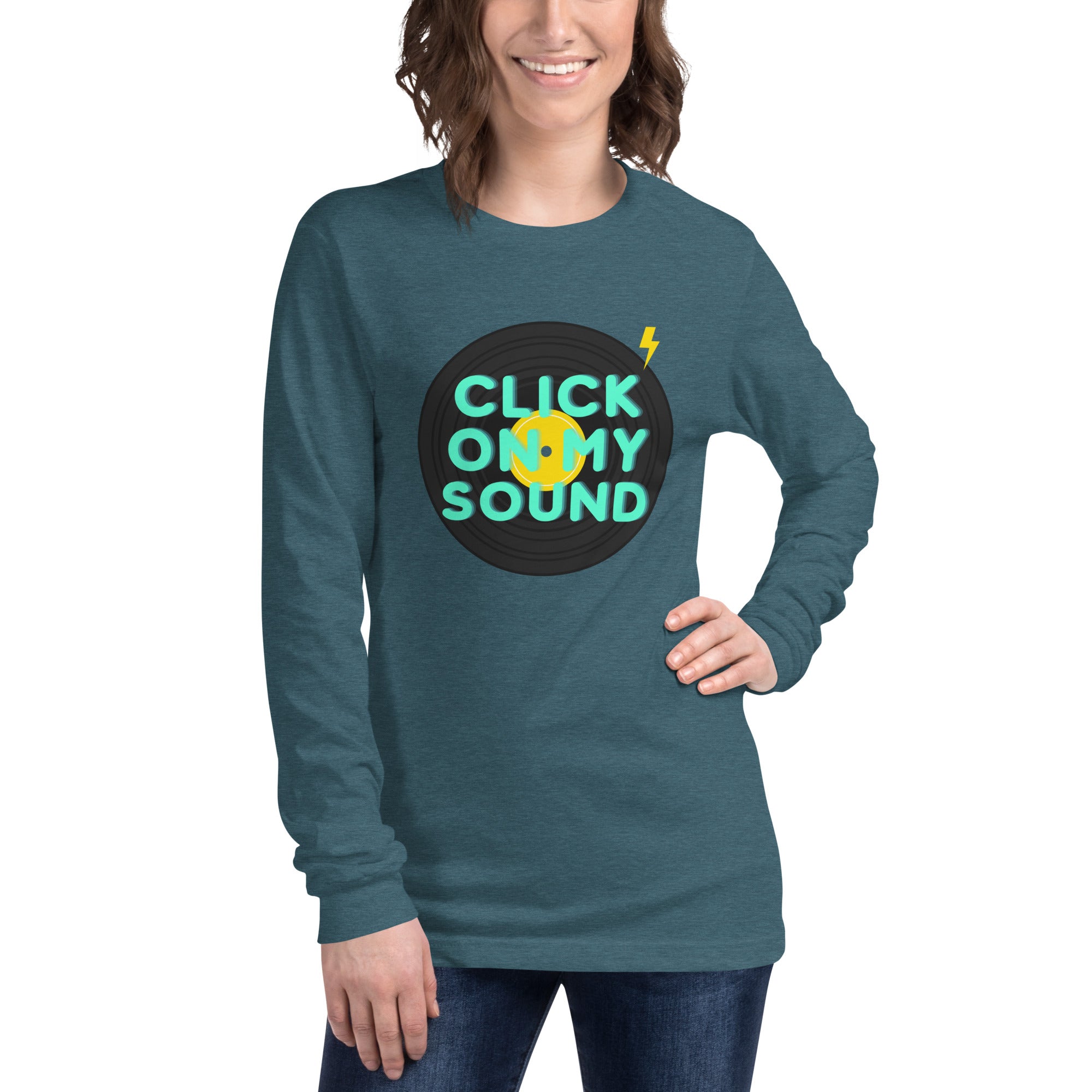 Click On My Sound Unisex Long Sleeve Tee