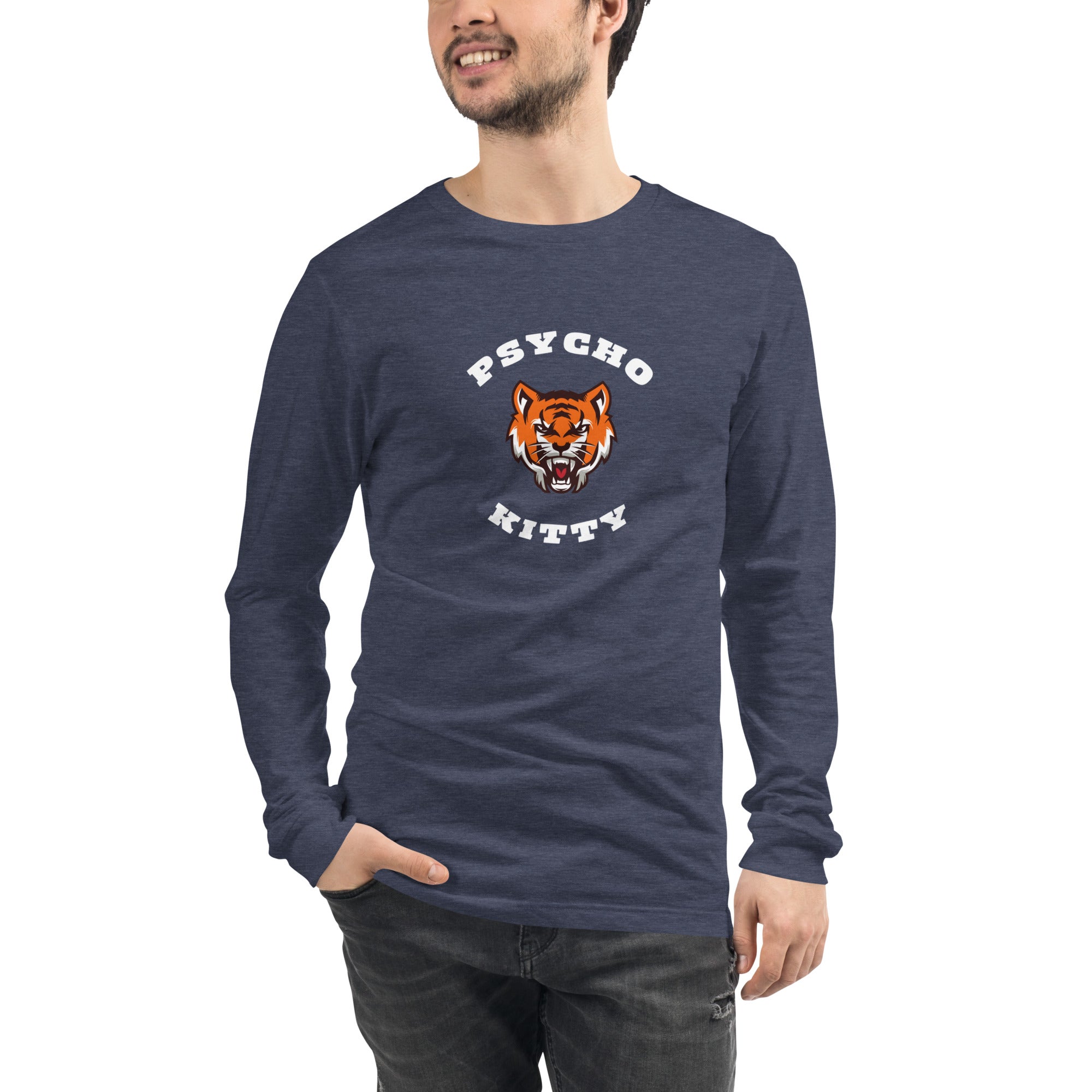 PSYCHO KITTY Unisex Long Sleeve Tee