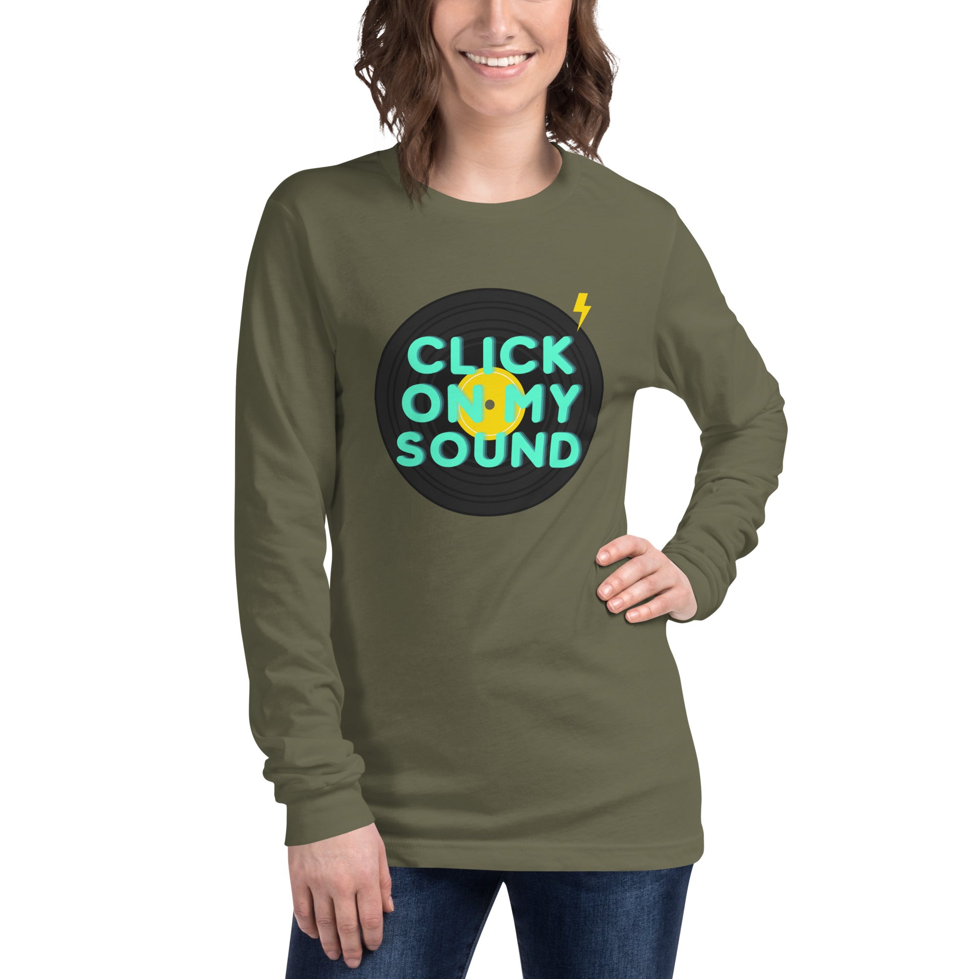 Click On My Sound Unisex Long Sleeve Tee