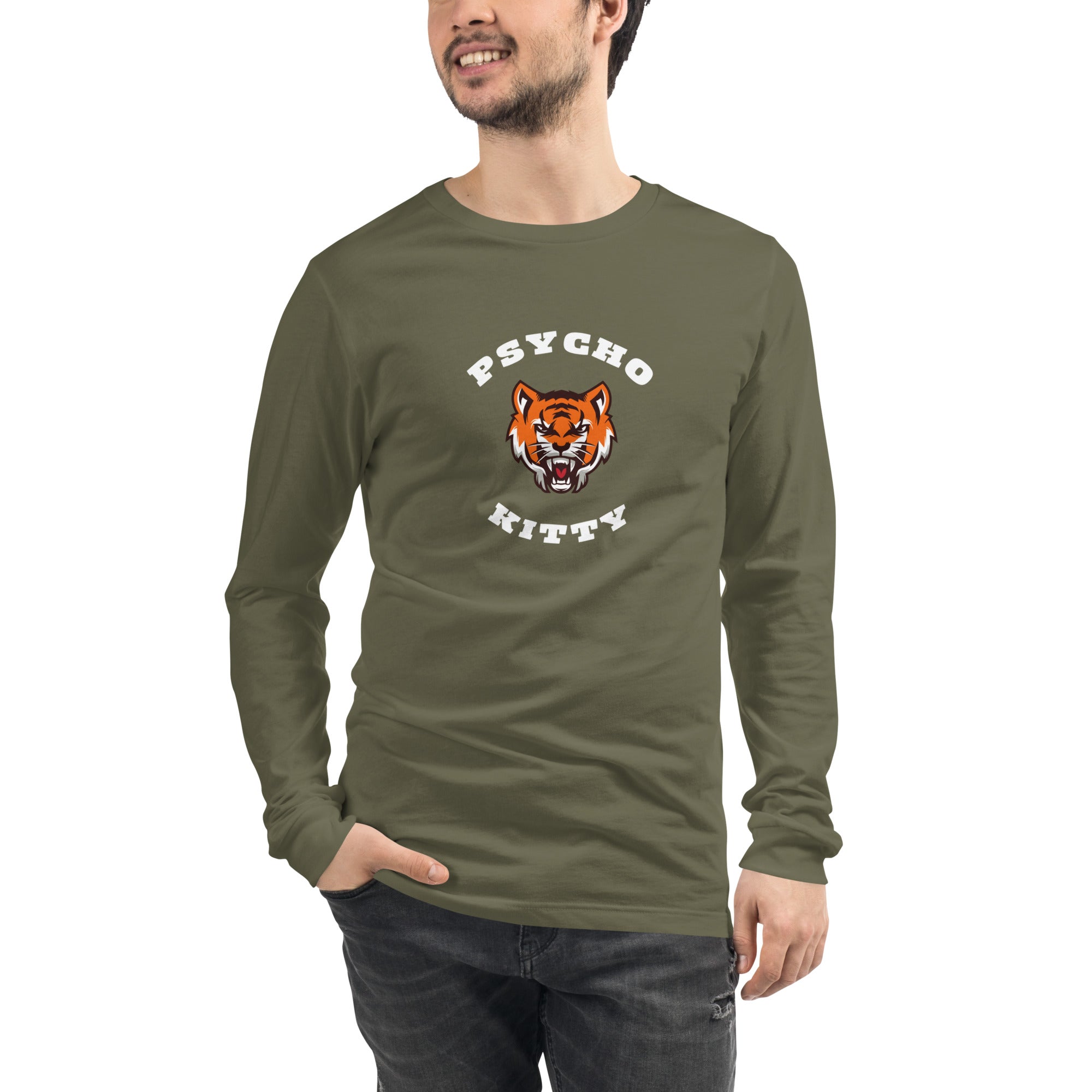 PSYCHO KITTY Unisex Long Sleeve Tee