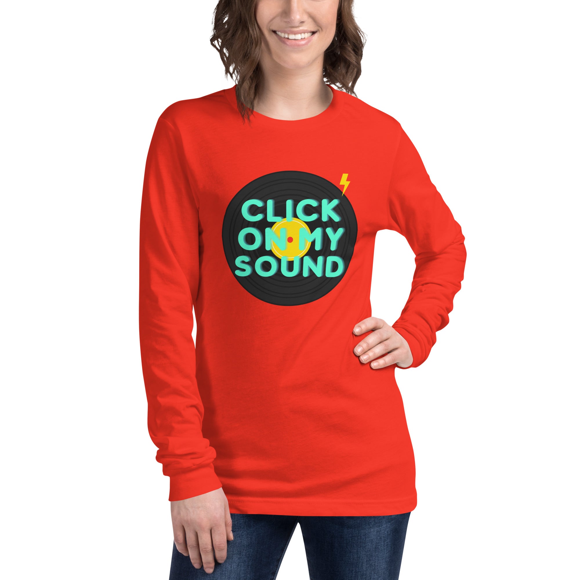 Click On My Sound Unisex Long Sleeve Tee