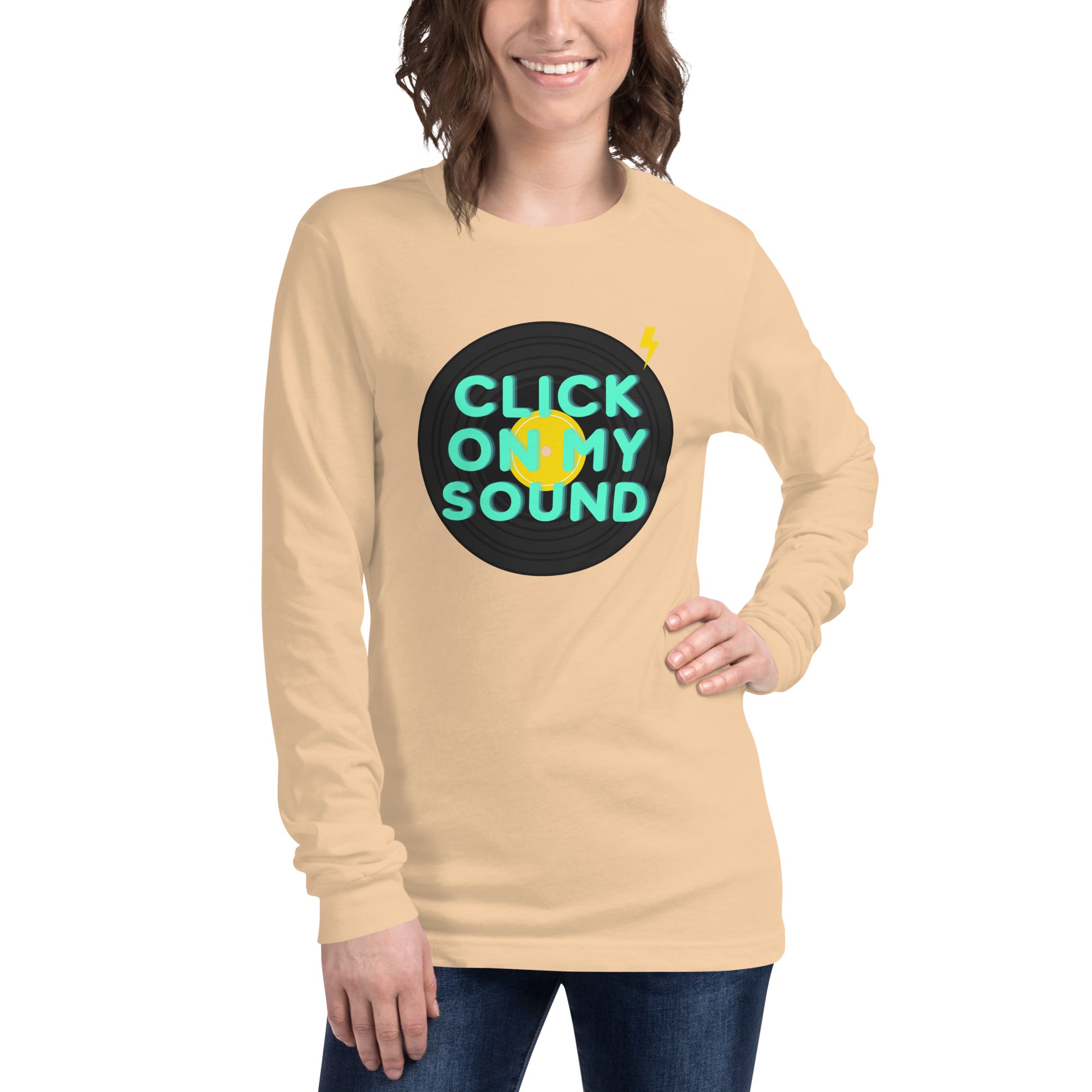 Click On My Sound Unisex Long Sleeve Tee