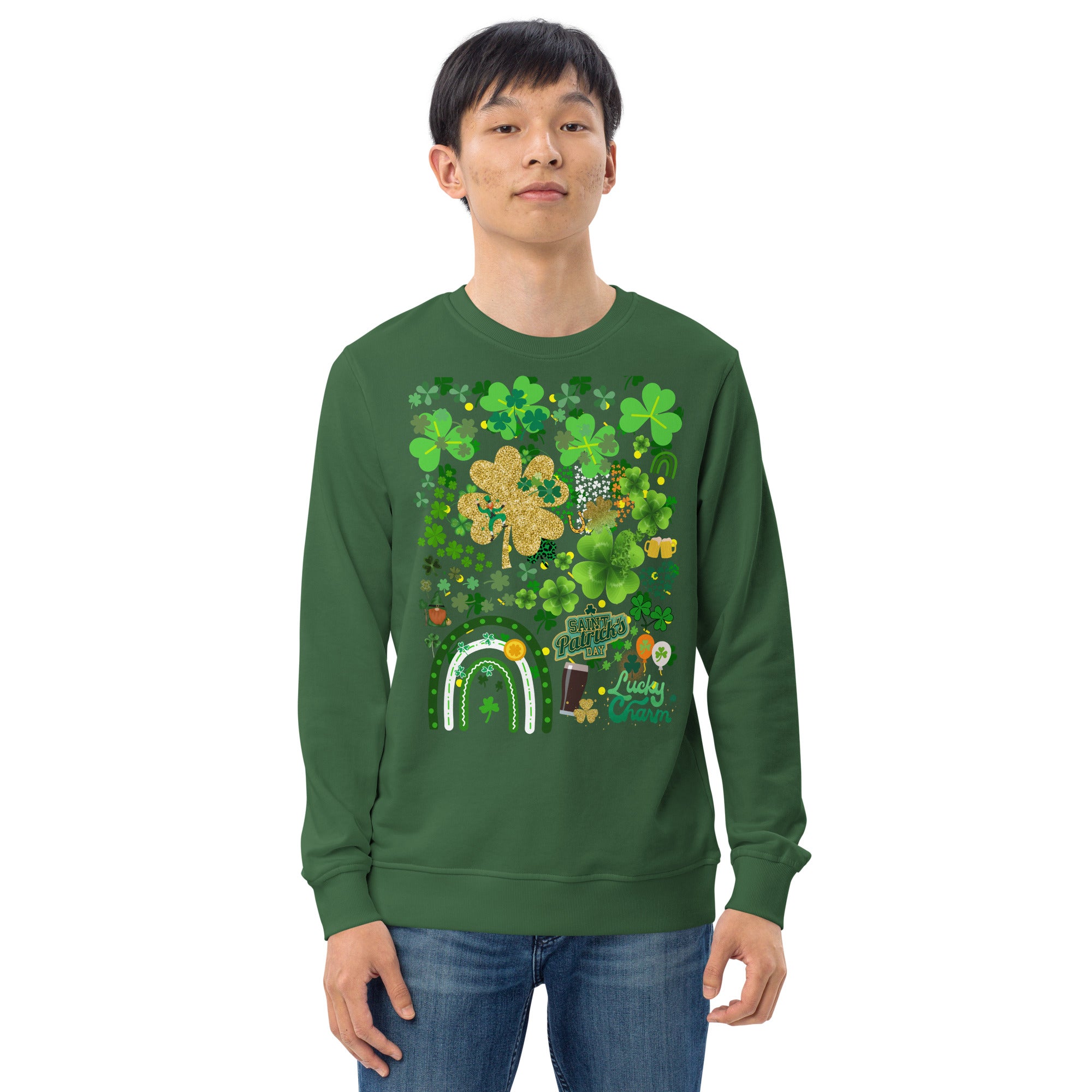SHAMROCK BOMB Unisex organic sweatshirt