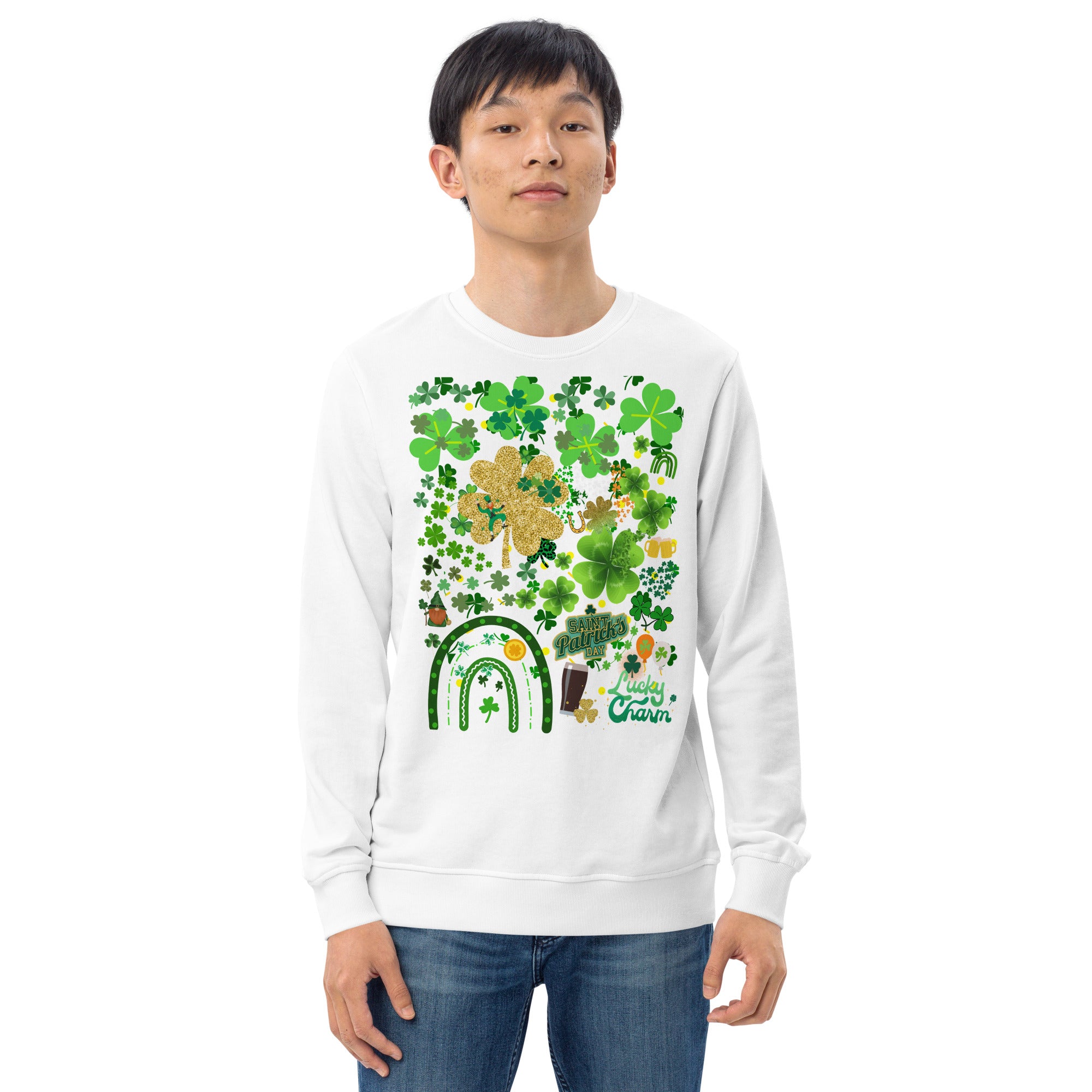 SHAMROCK BOMB Unisex organic sweatshirt