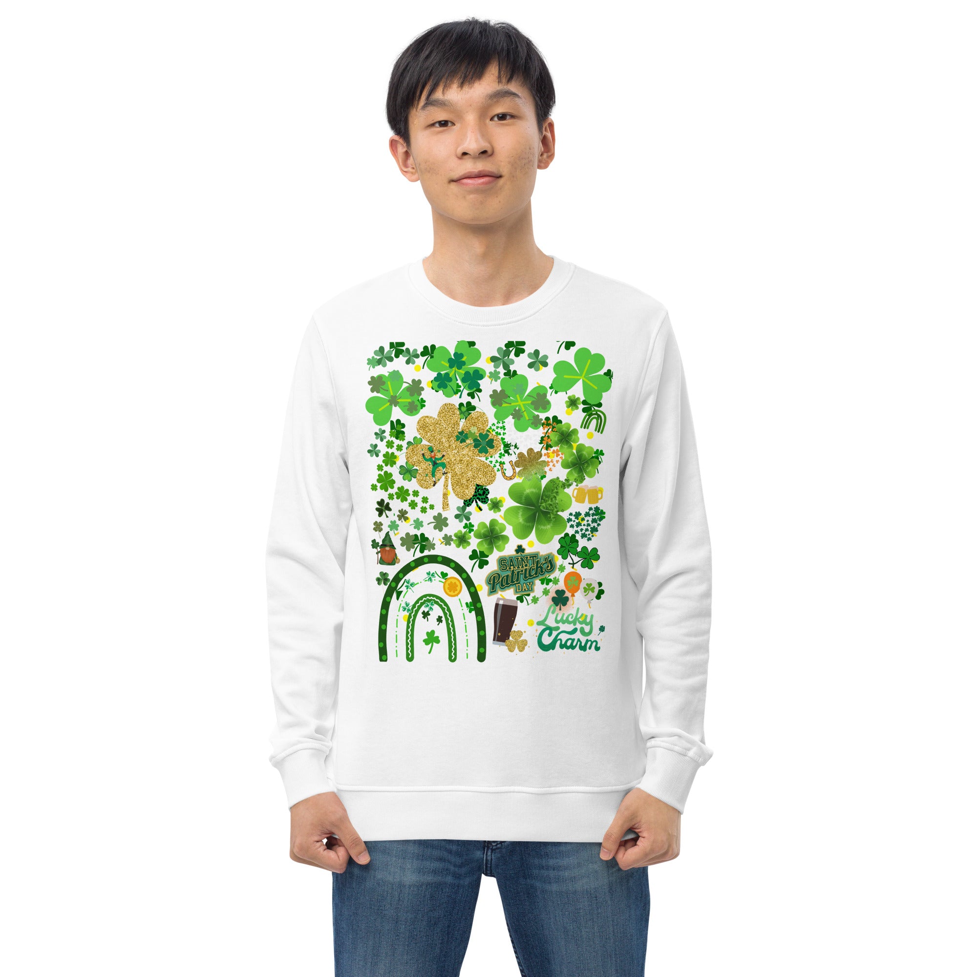 SHAMROCK BOMB Unisex organic sweatshirt