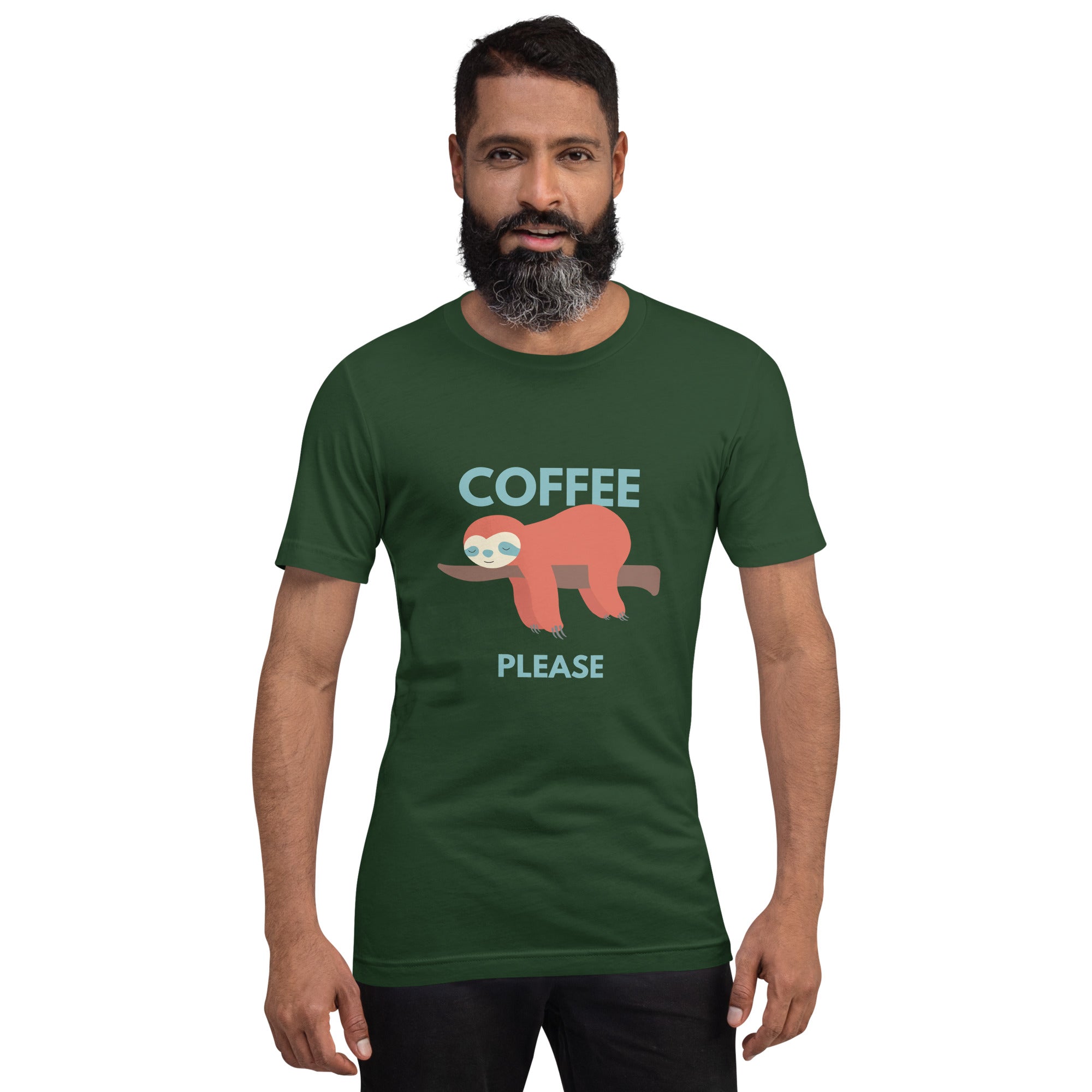 COFFEE PLEASE Unisex t-shirt