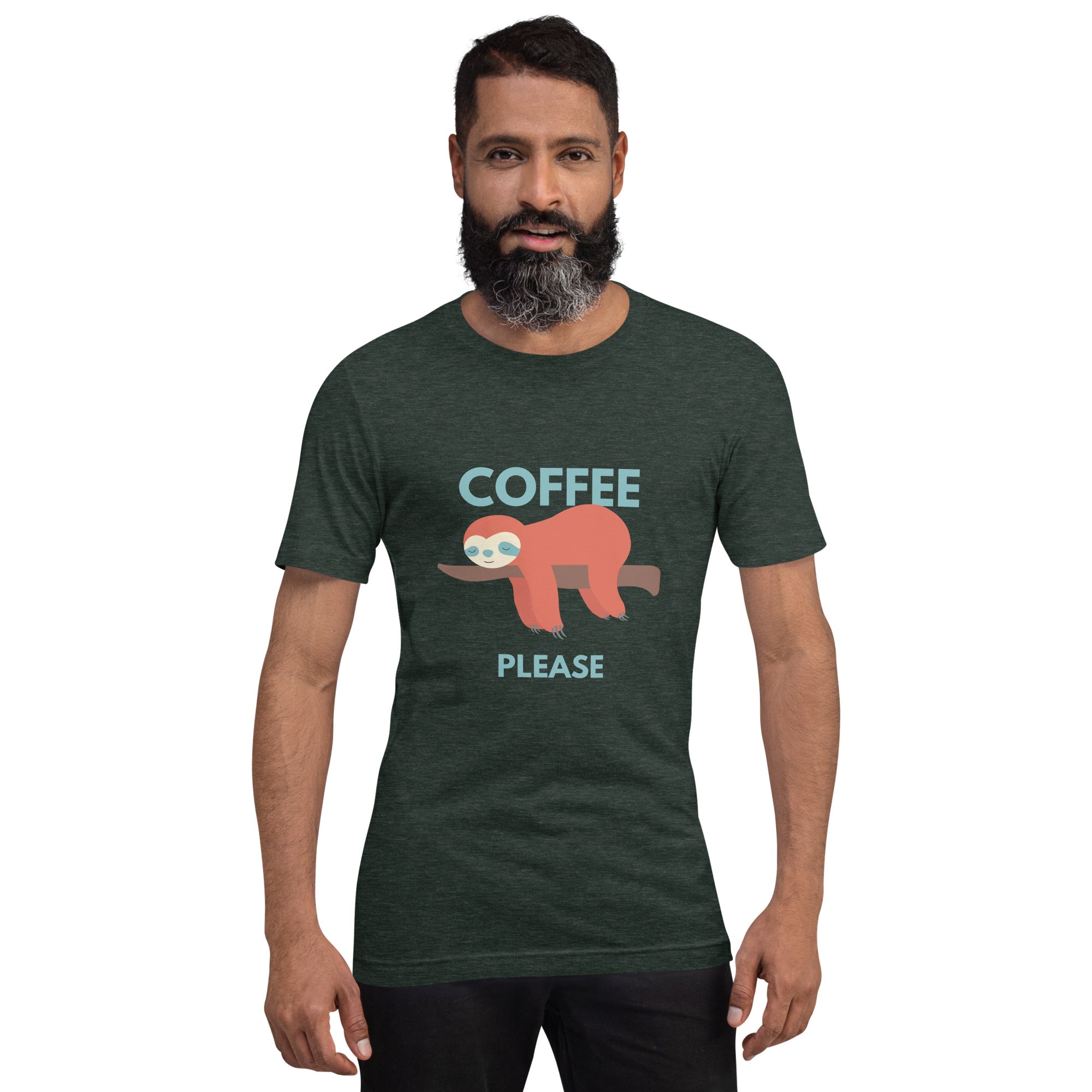 COFFEE PLEASE Unisex t-shirt