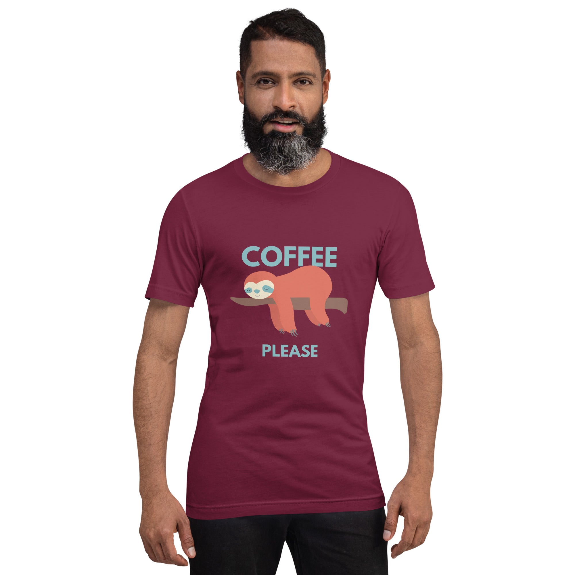 COFFEE PLEASE Unisex t-shirt