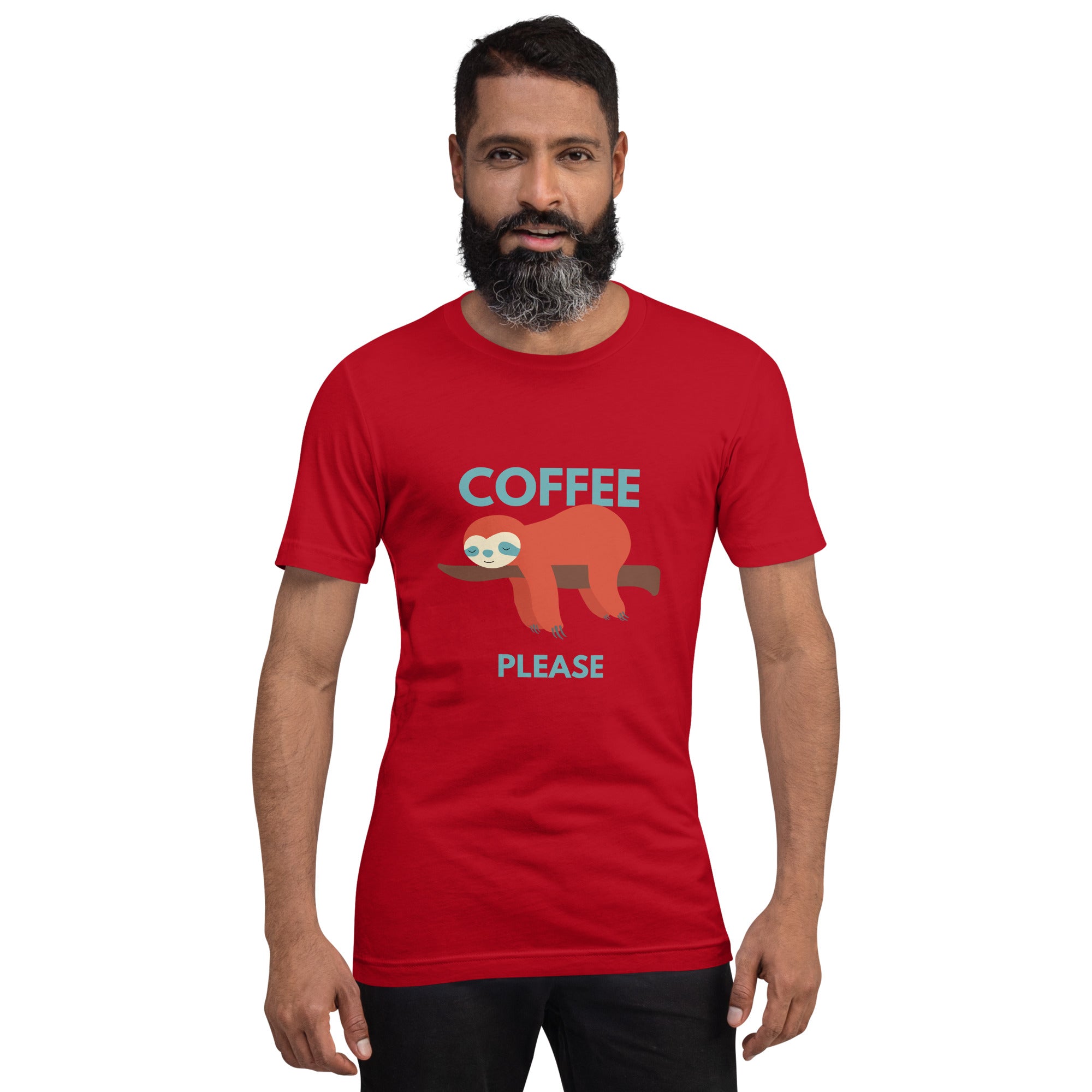 COFFEE PLEASE Unisex t-shirt