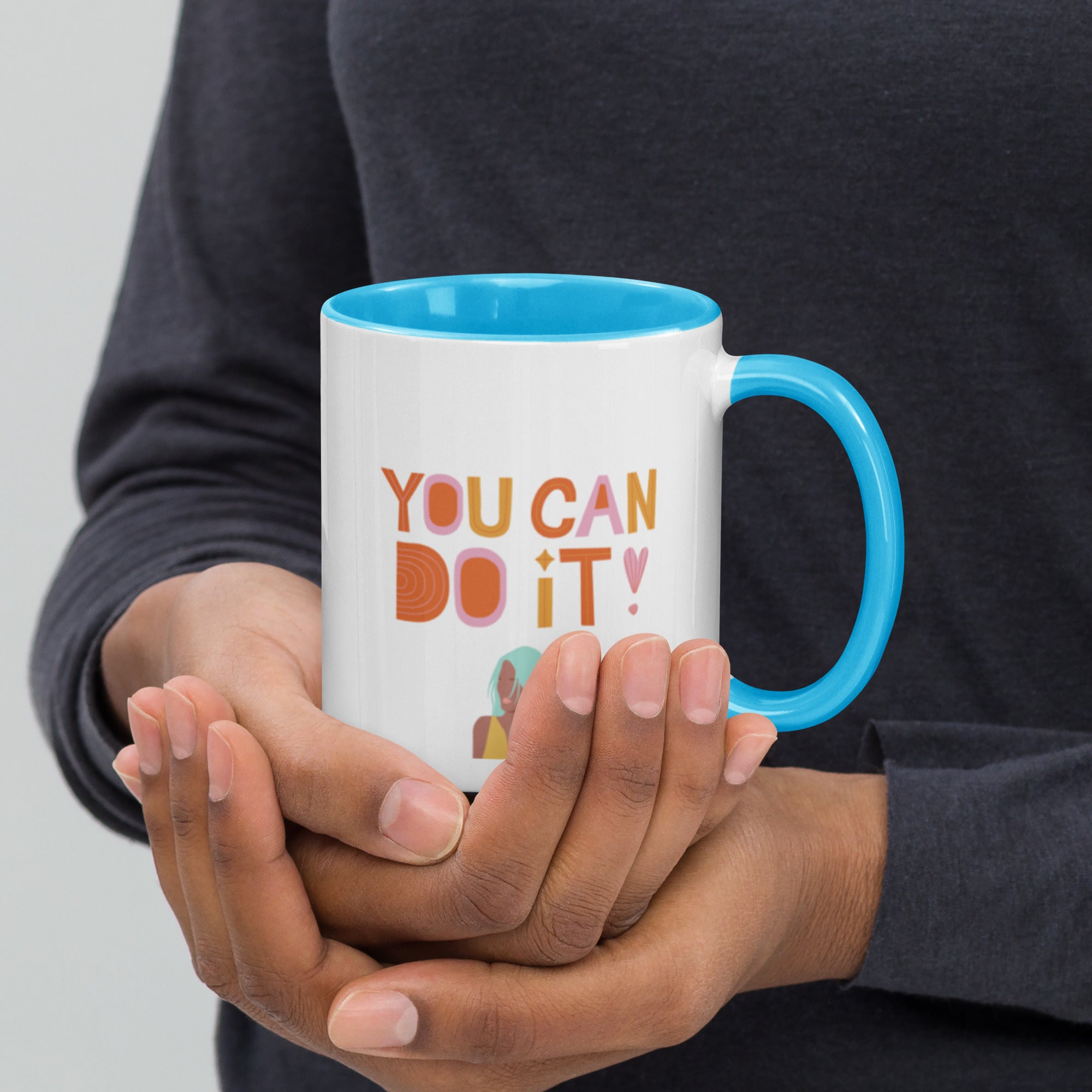 YOU CAN DO IT Mug with Color Inside