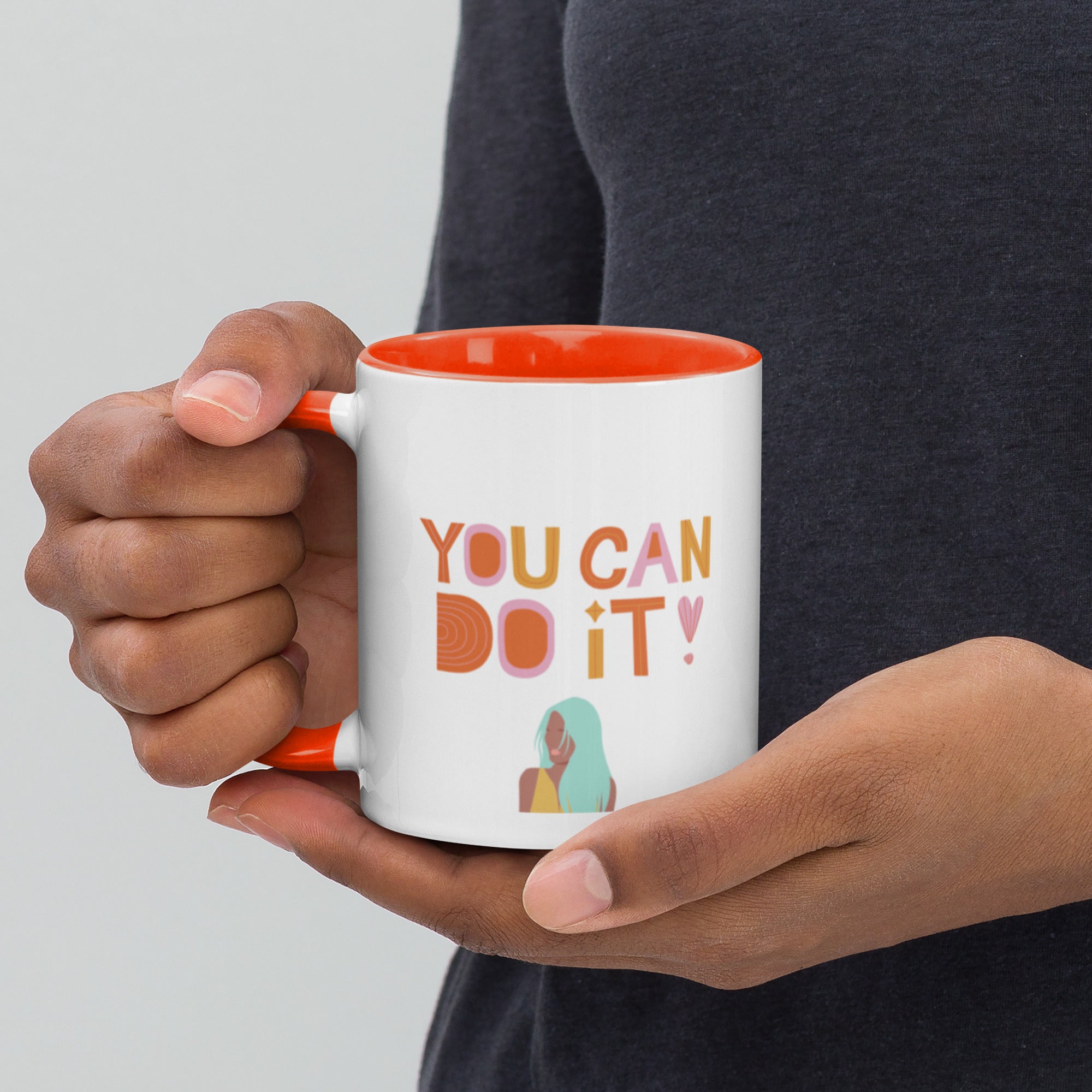YOU CAN DO IT Mug with Color Inside