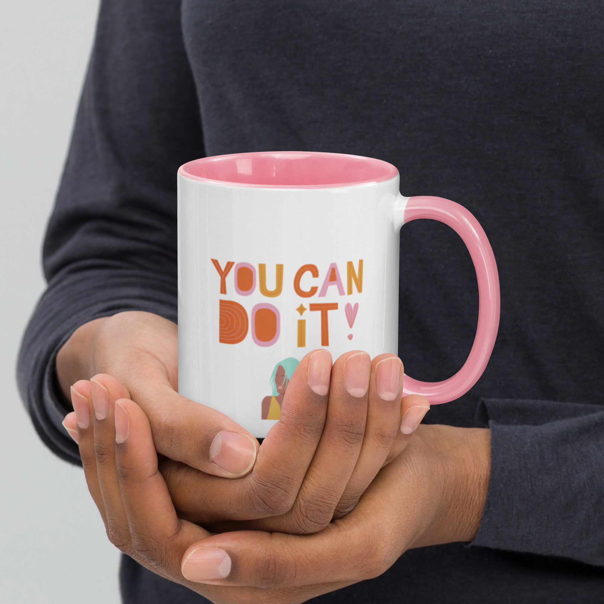 YOU CAN DO IT Mug with Color Inside