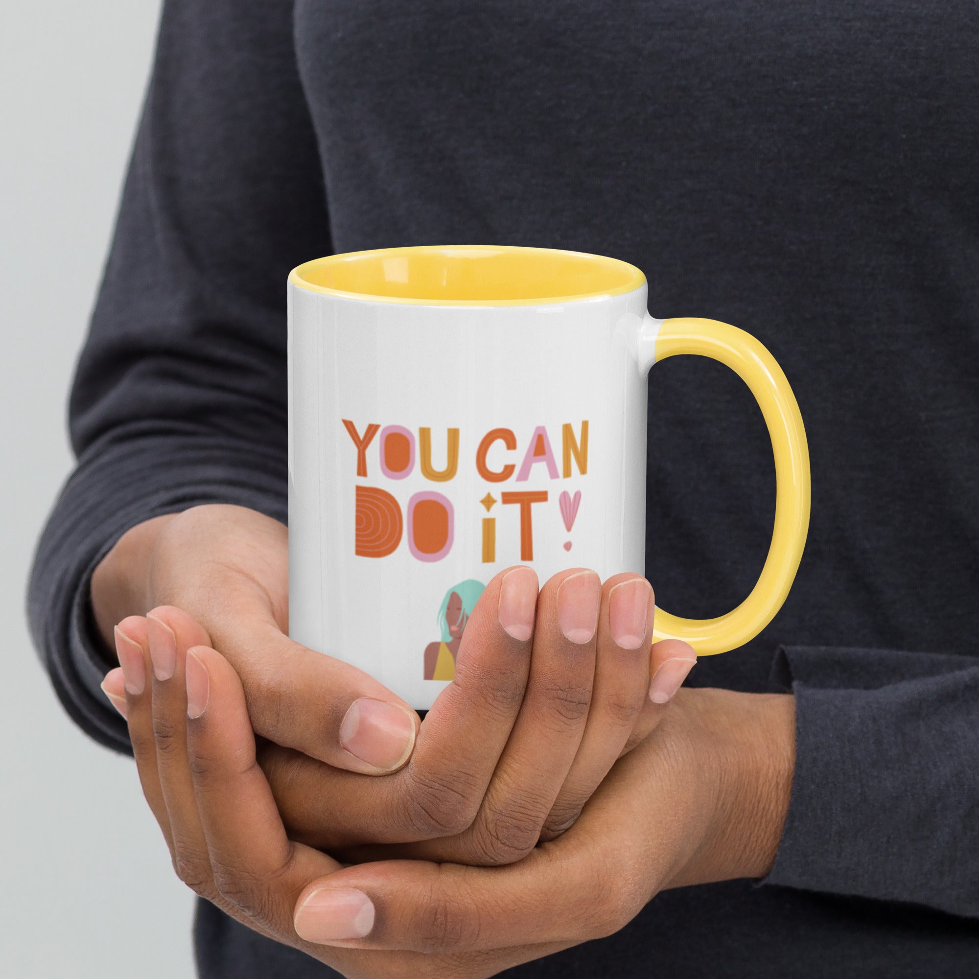 YOU CAN DO IT Mug with Color Inside