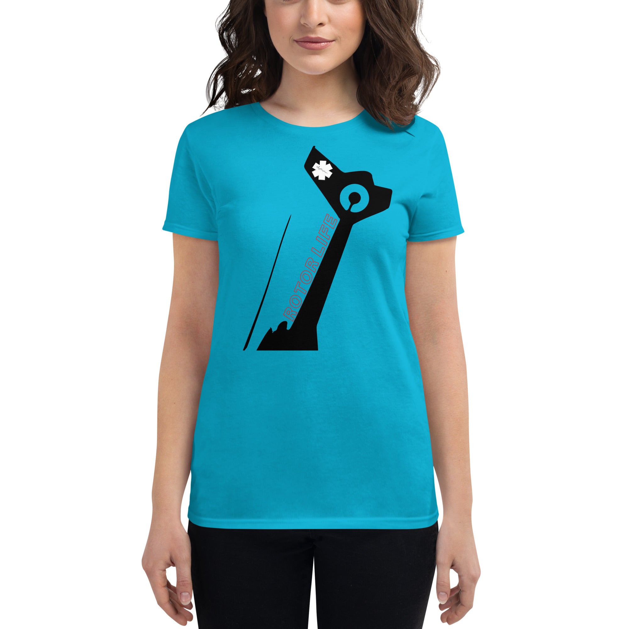 Rotor Life Black Women's short sleeve t-shirt