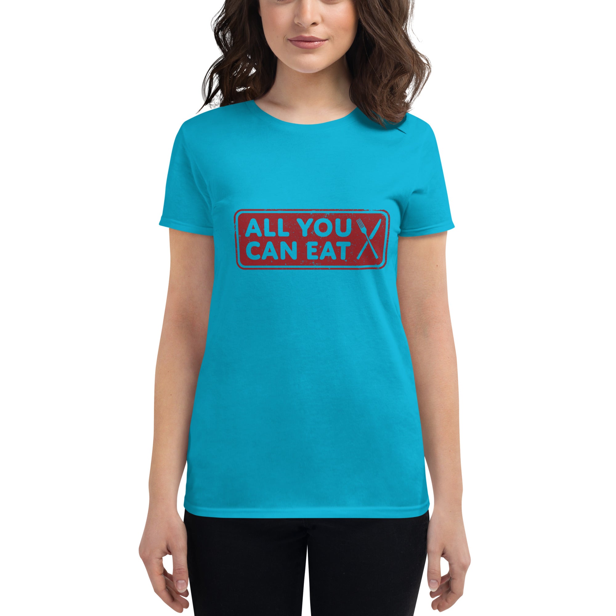 ALL YOU CAN EAT Women's short sleeve t-shirt