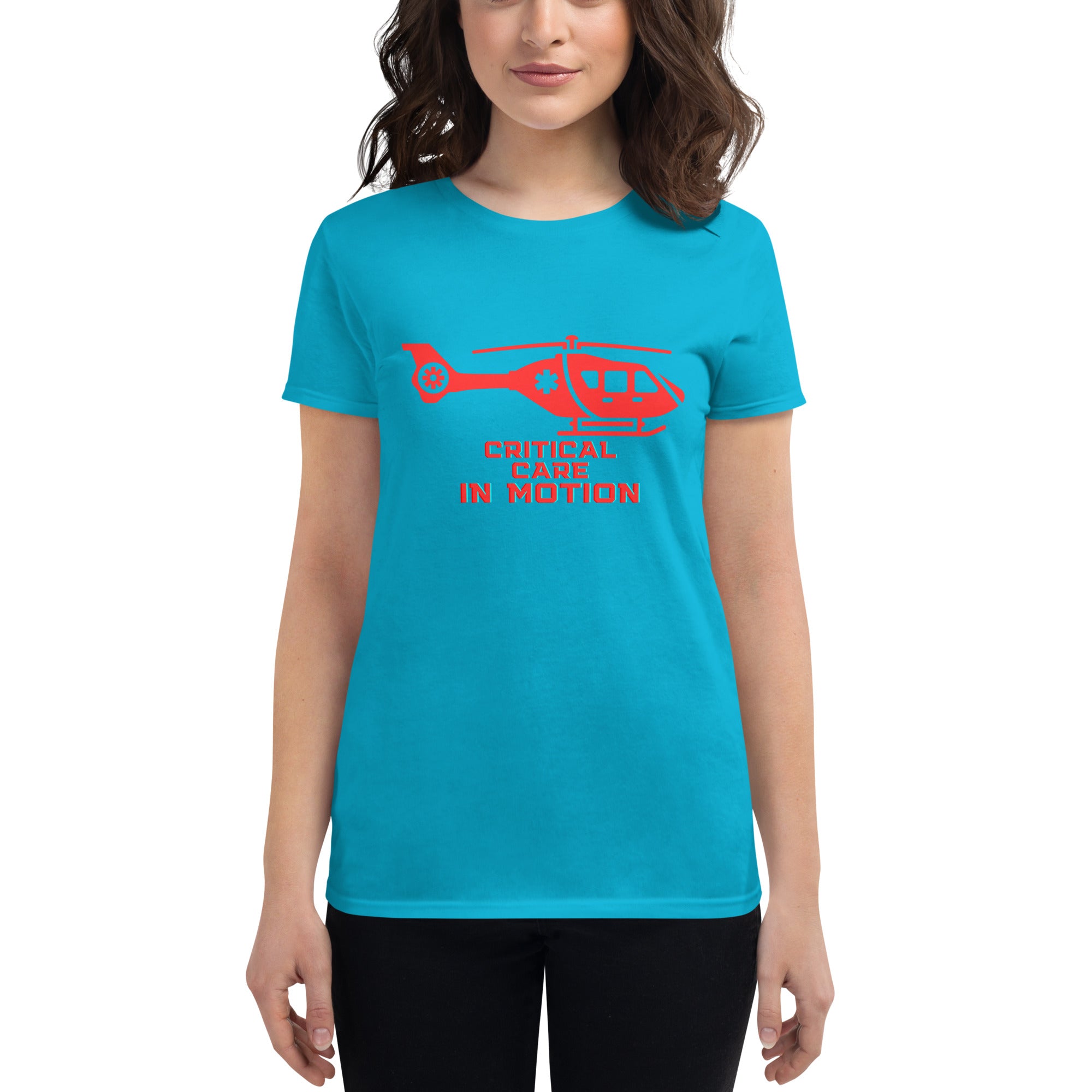 CRITICAL CARE IN MOTION Women's short sleeve t-shirt