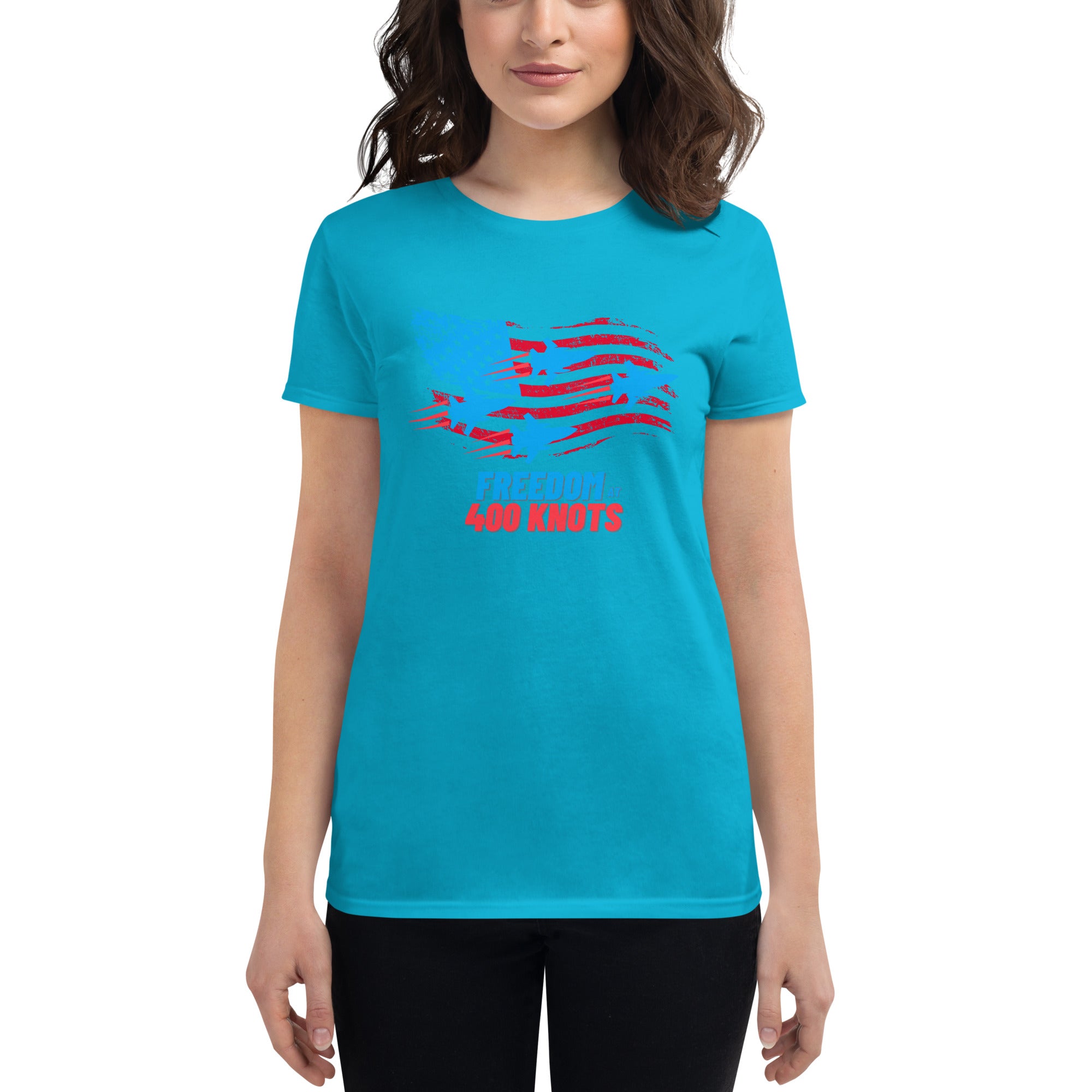 FREEDOM AT 400 Knots Women's short sleeve t-shirt