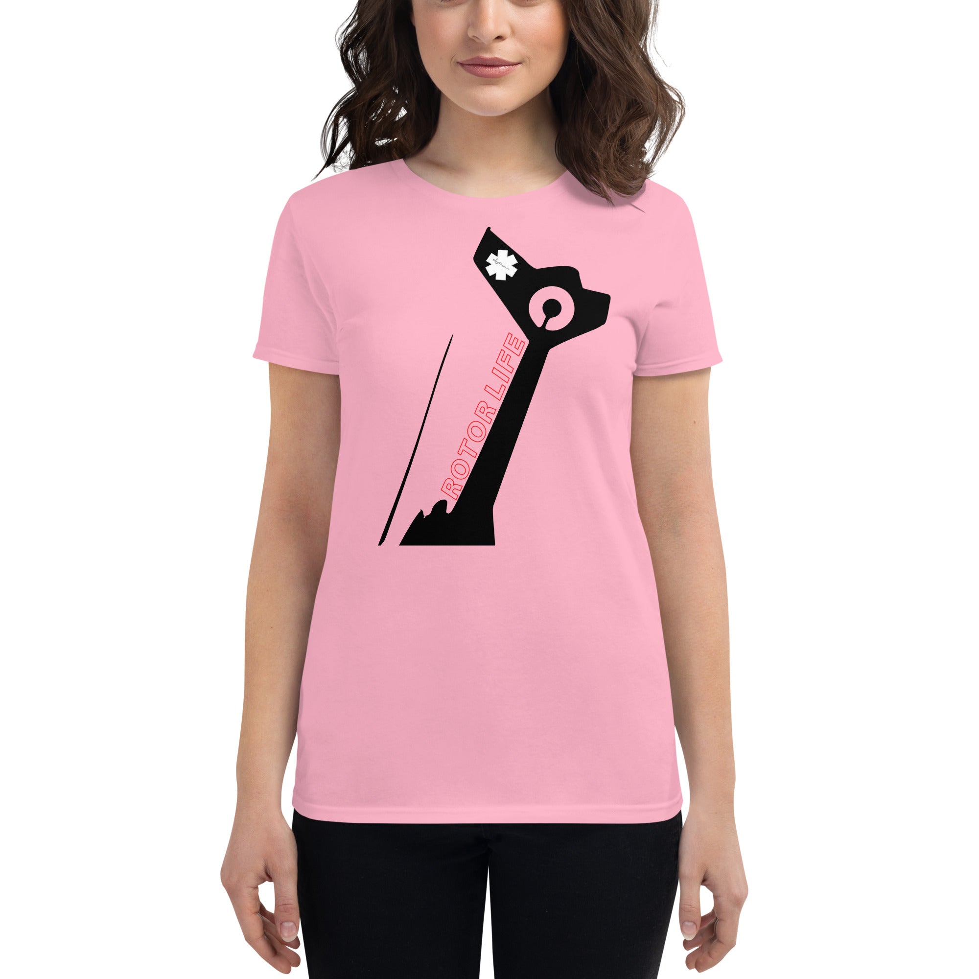 Rotor Life Black Women's short sleeve t-shirt