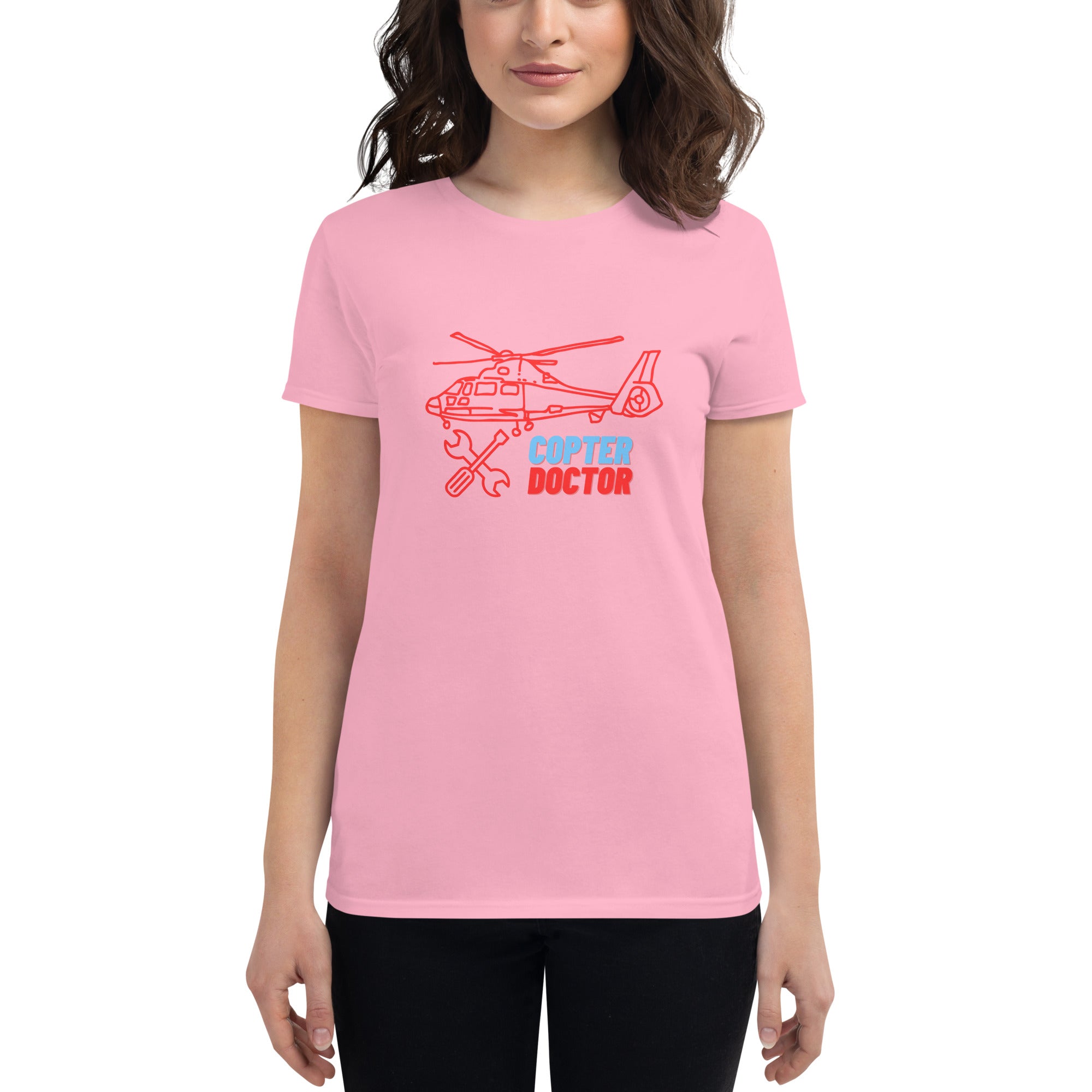 COPTER DOCTOR Women's short sleeve t-shirt