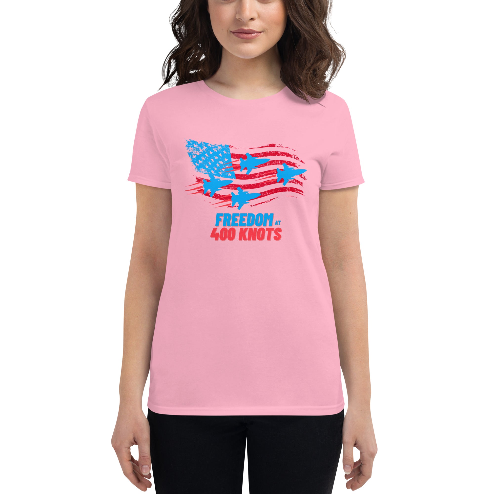 FREEDOM AT 400 Knots Women's short sleeve t-shirt