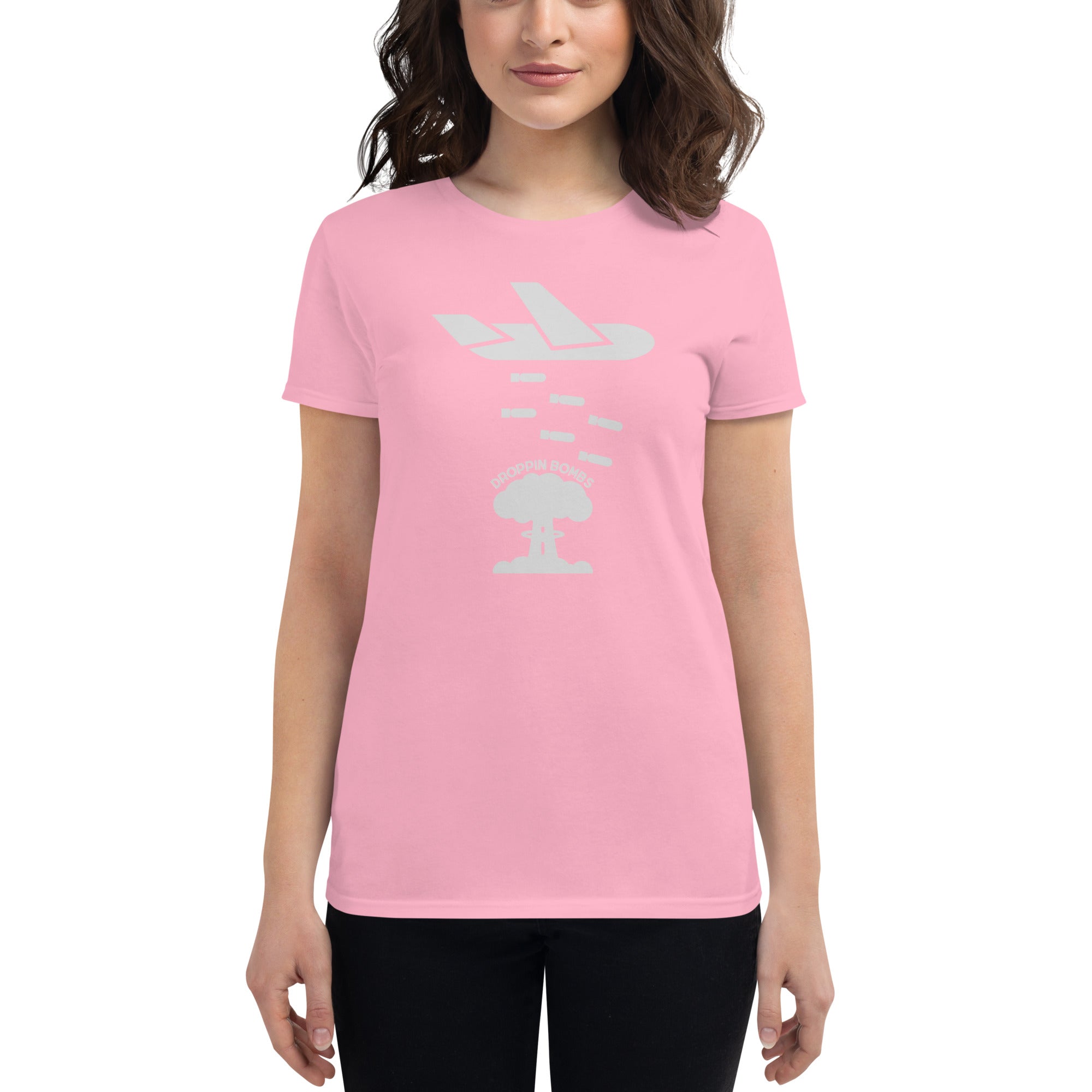 DROPPIN BOMBS Women's short sleeve t-shirt