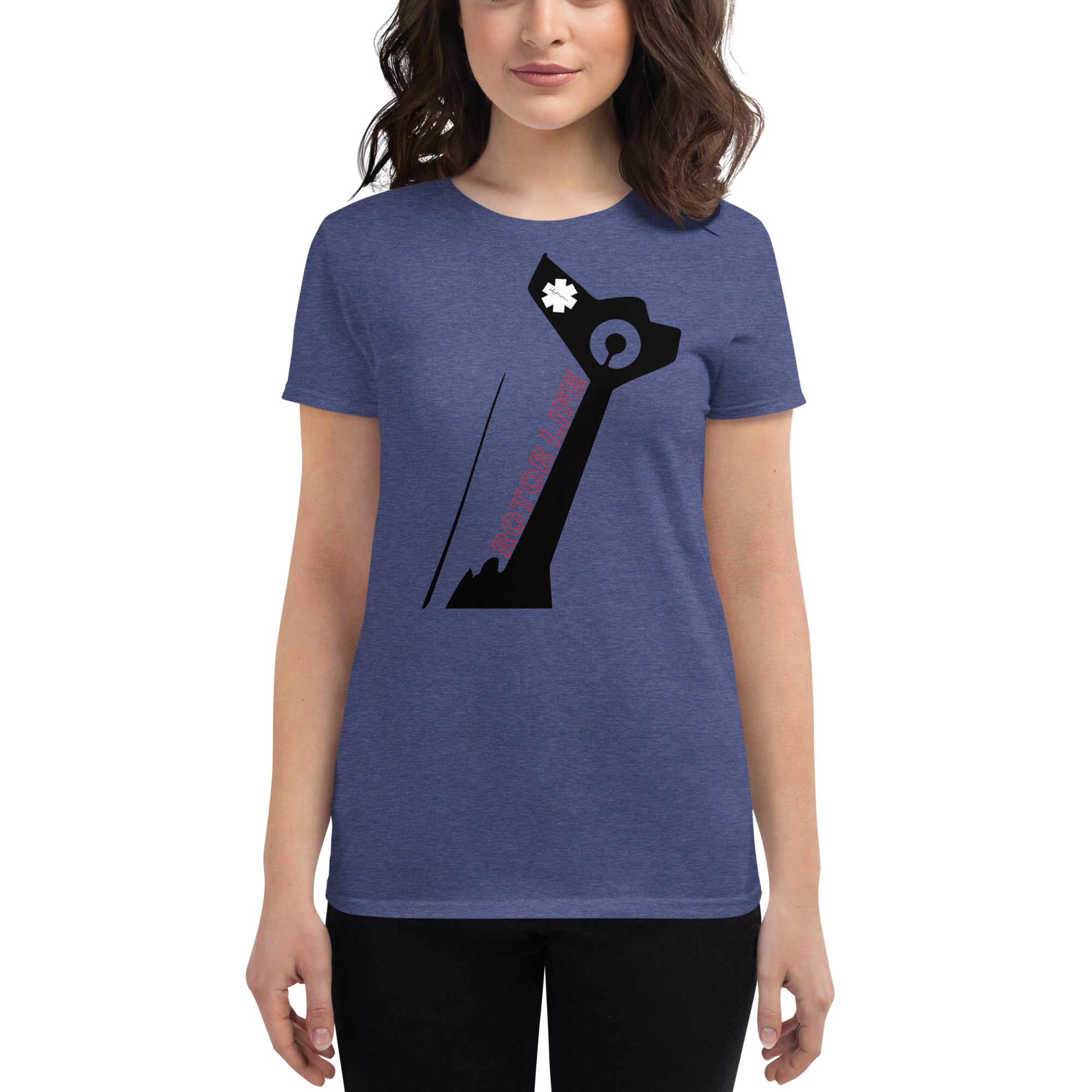 Rotor Life Black Women's short sleeve t-shirt