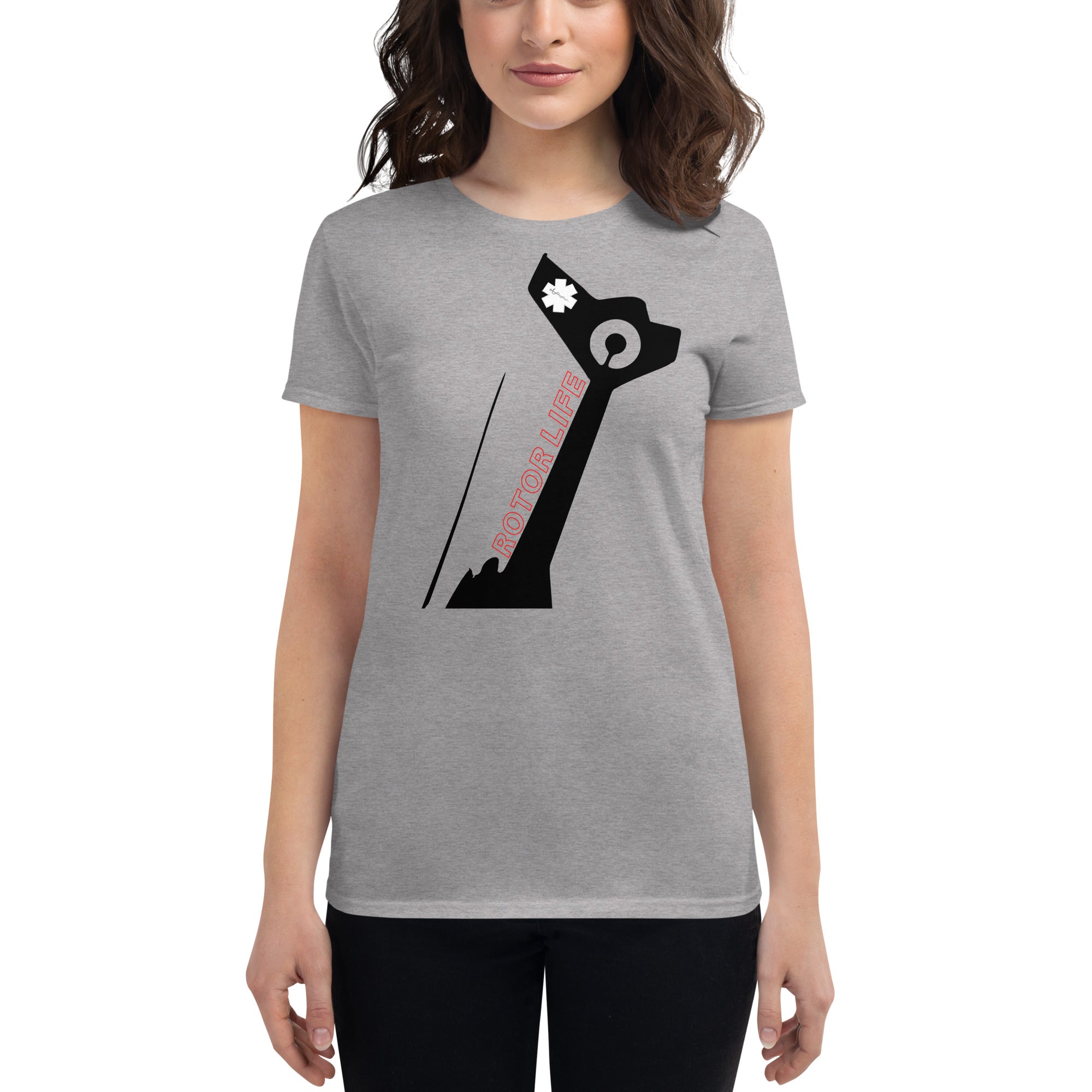 Rotor Life Black Women's short sleeve t-shirt