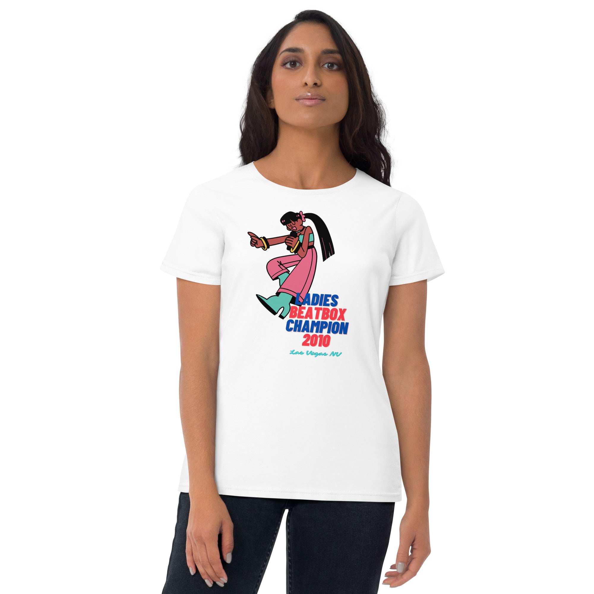 LADIES BEATBOX CHAMPION 2010 Women's short sleeve t-shirt