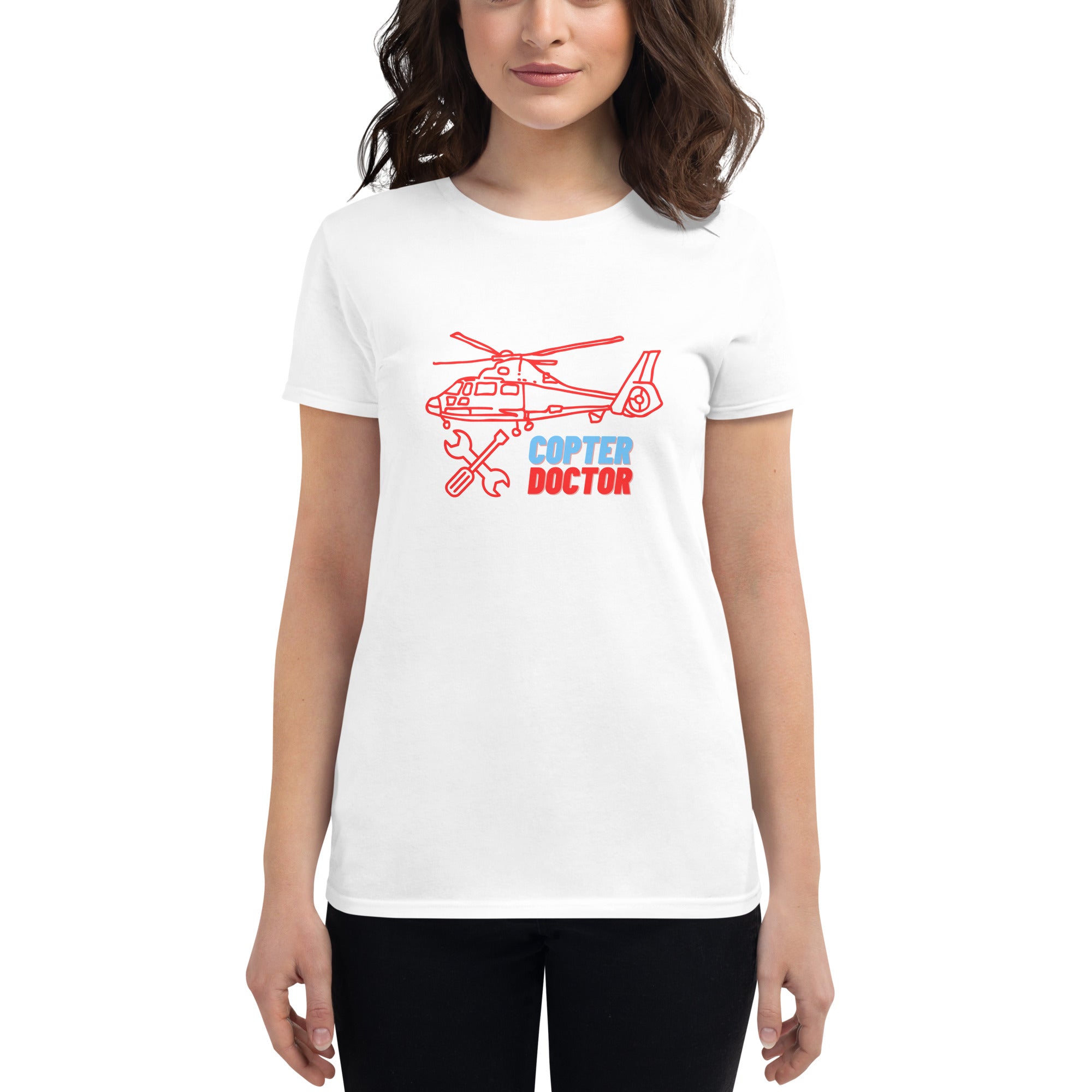 COPTER DOCTOR Women's short sleeve t-shirt