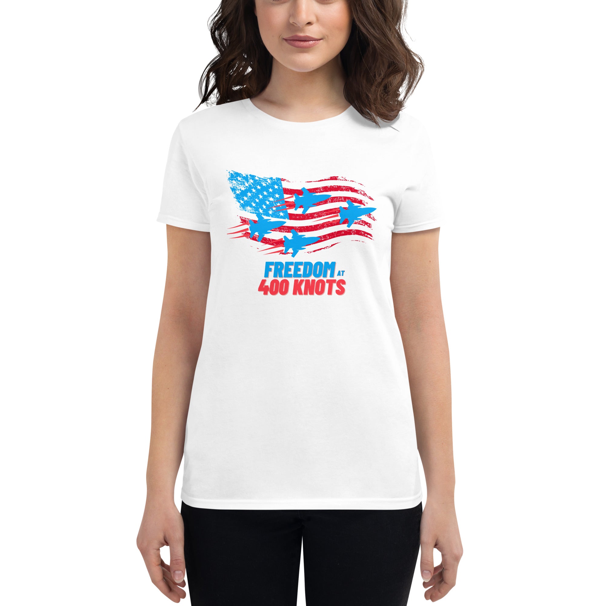 FREEDOM AT 400 Knots Women's short sleeve t-shirt