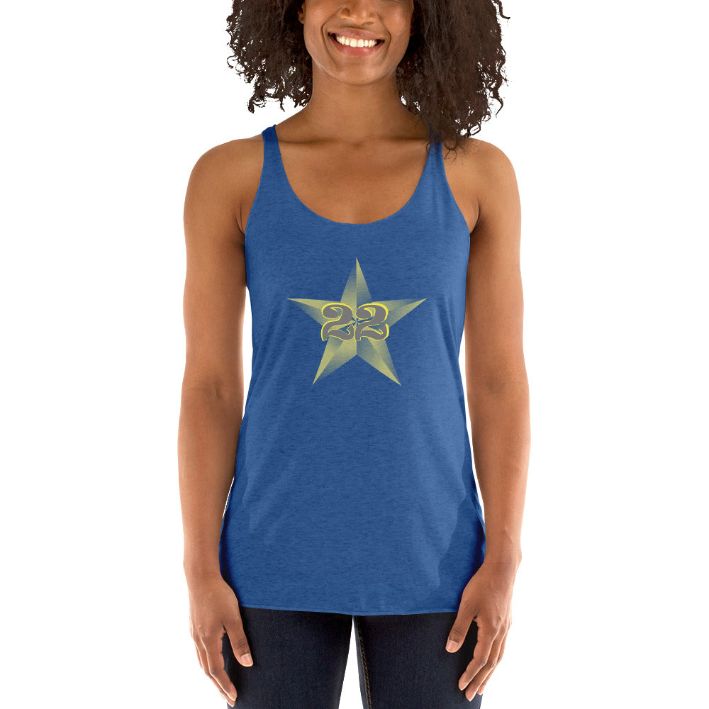 STAR W/22 Women's Racerback Tank