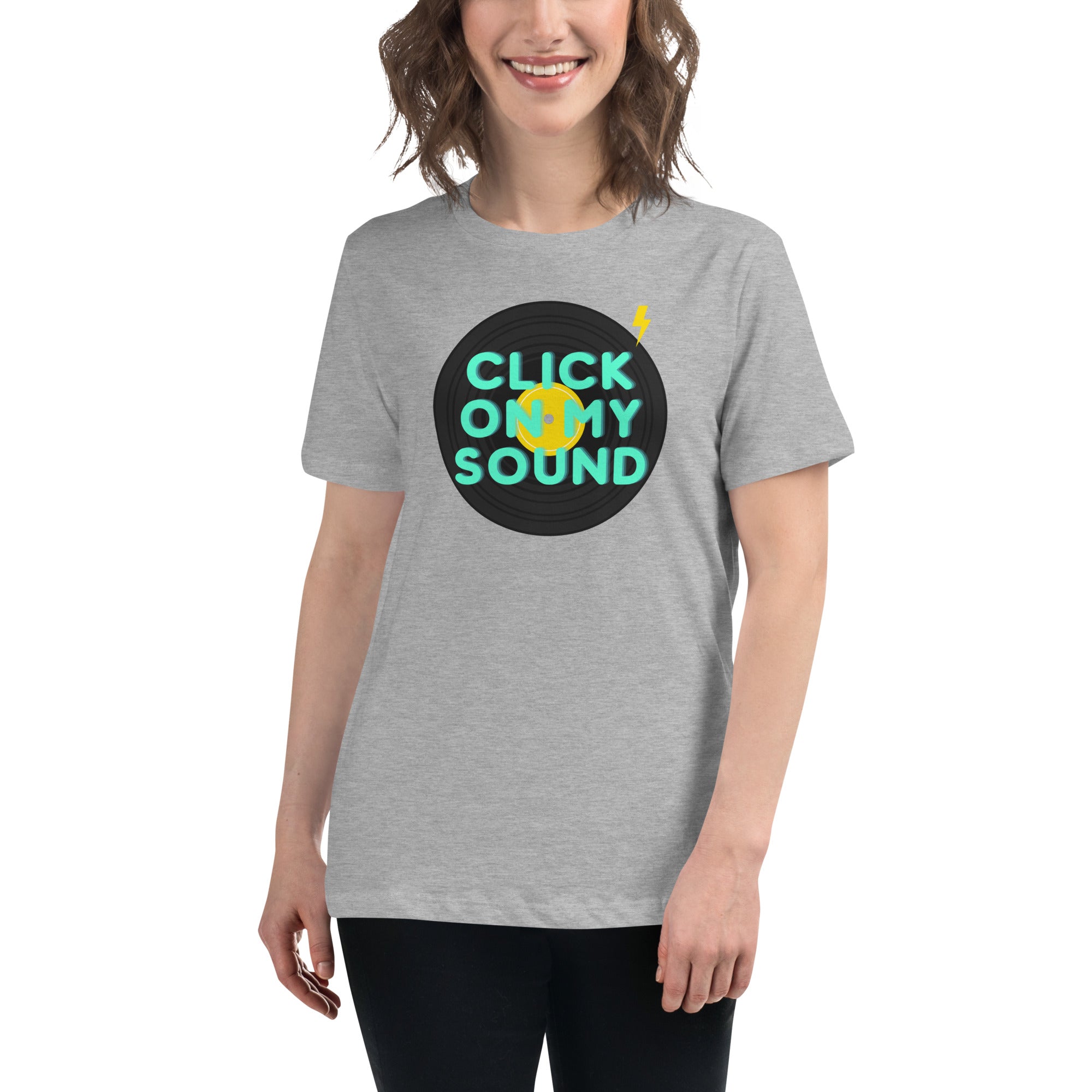 Click On My Sound Women's Relaxed T-Shirt